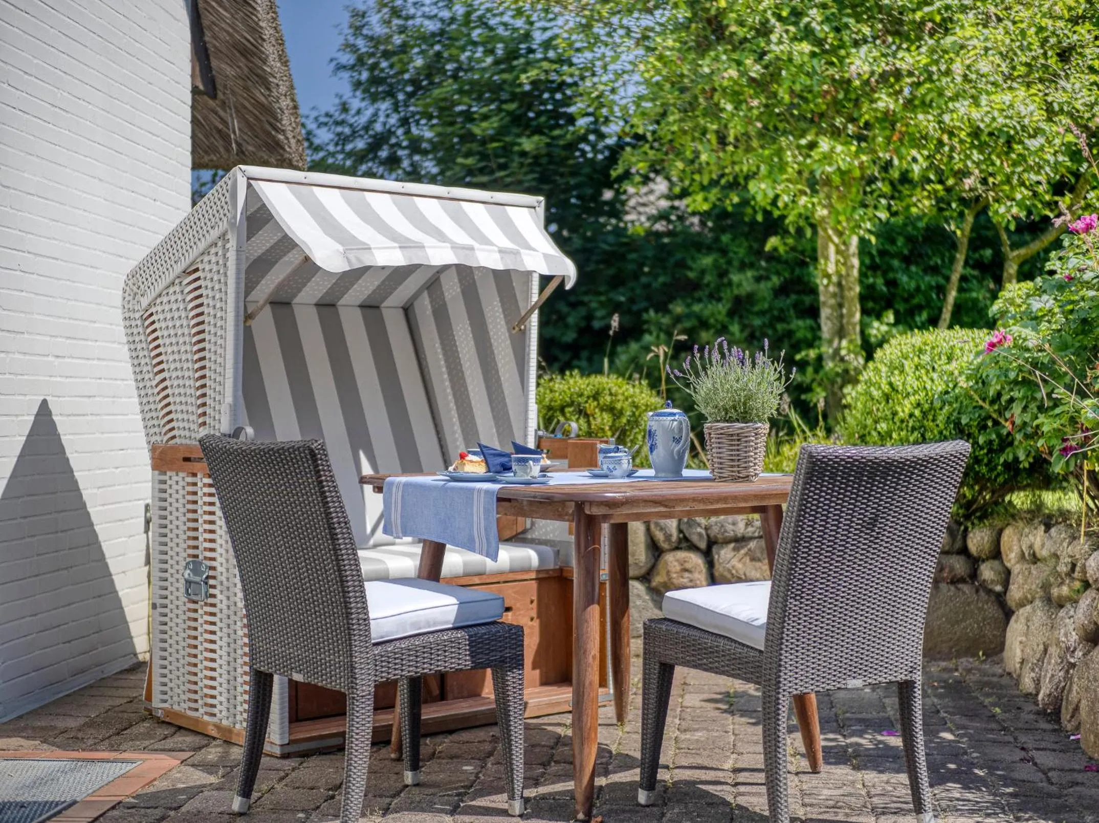Balcony/Terrace in Boutiquehotel Seiler Hof Keitum