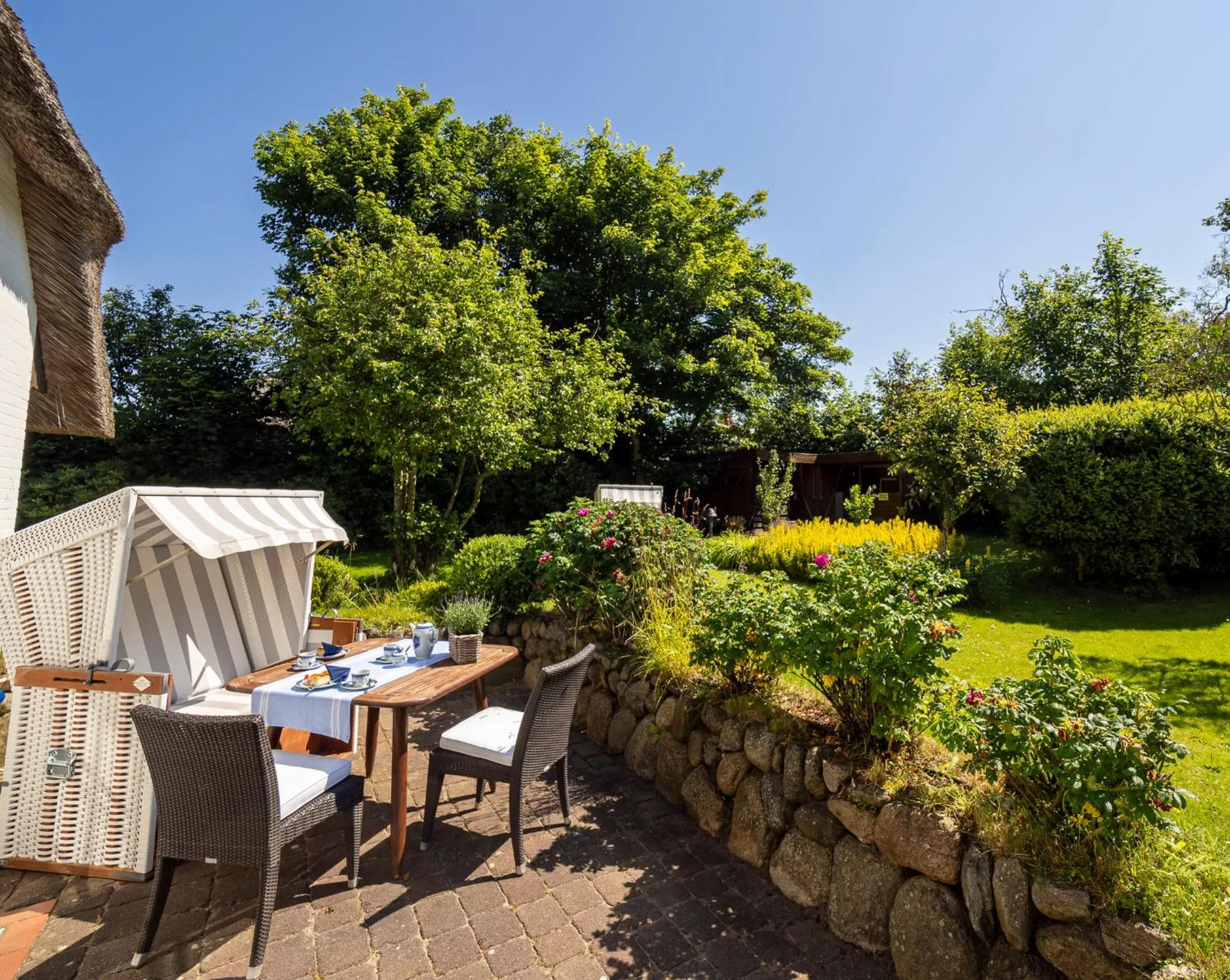 Garden in Boutiquehotel Seiler Hof Keitum