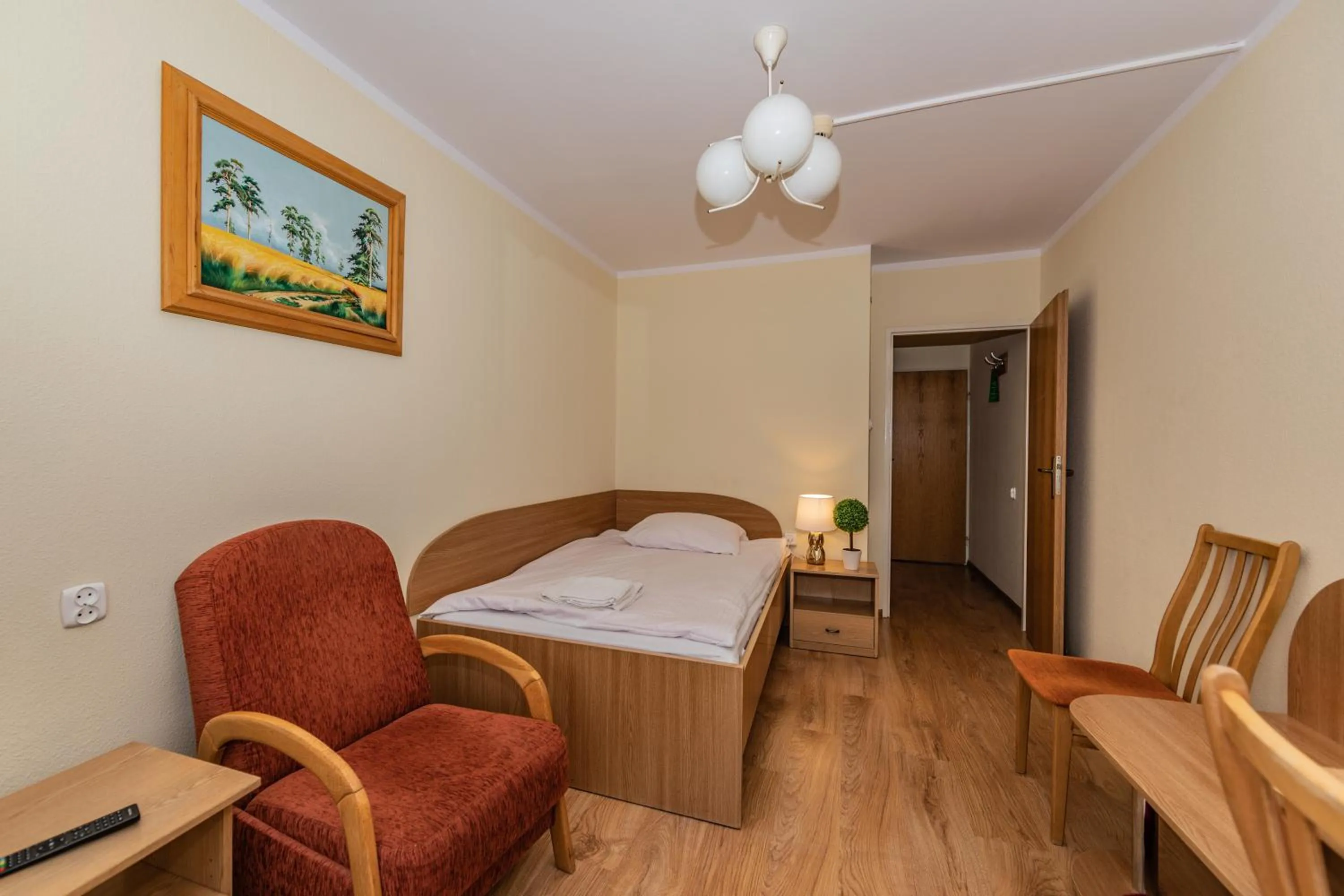 Bed in Hotel Sybilla