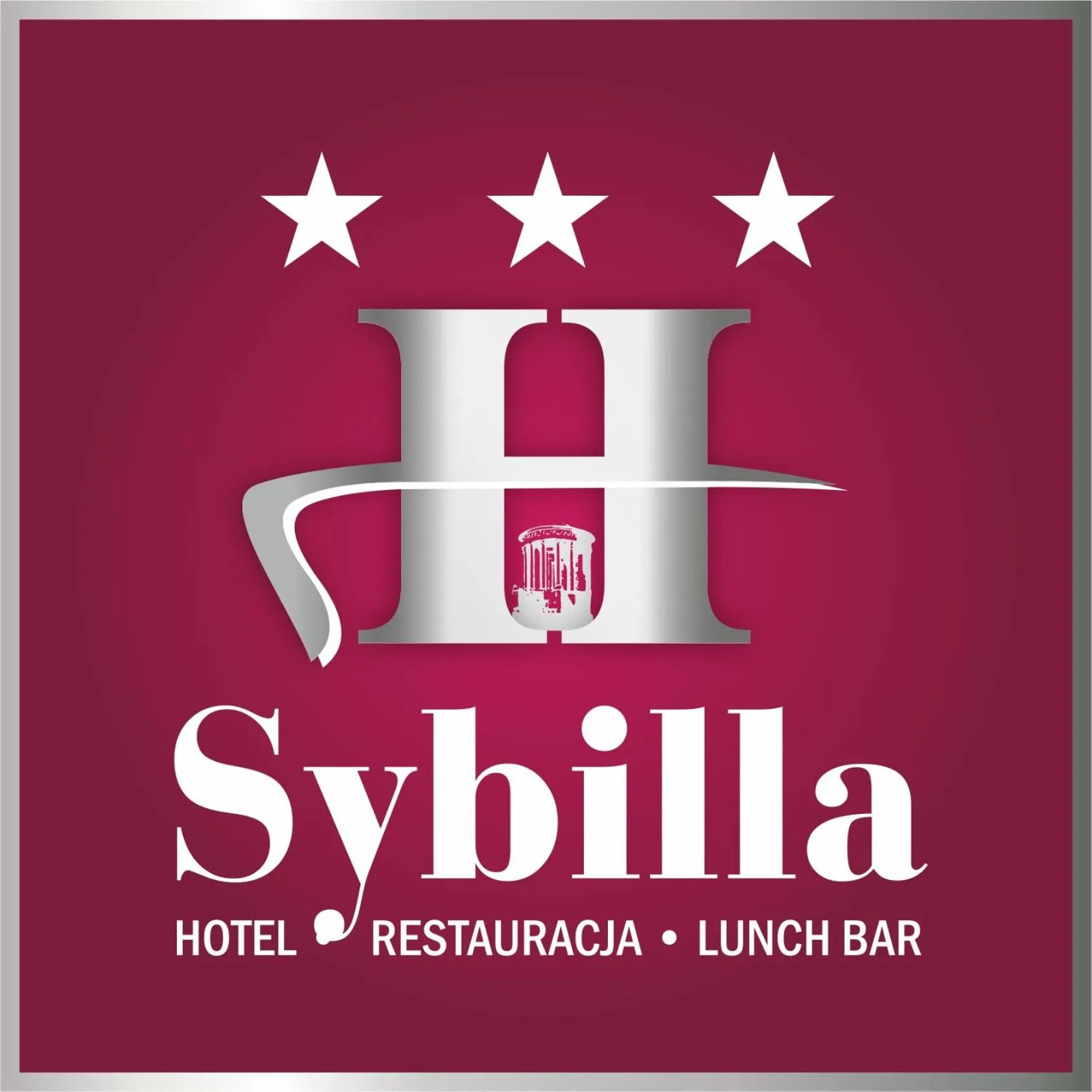 Property logo or sign in Hotel Sybilla