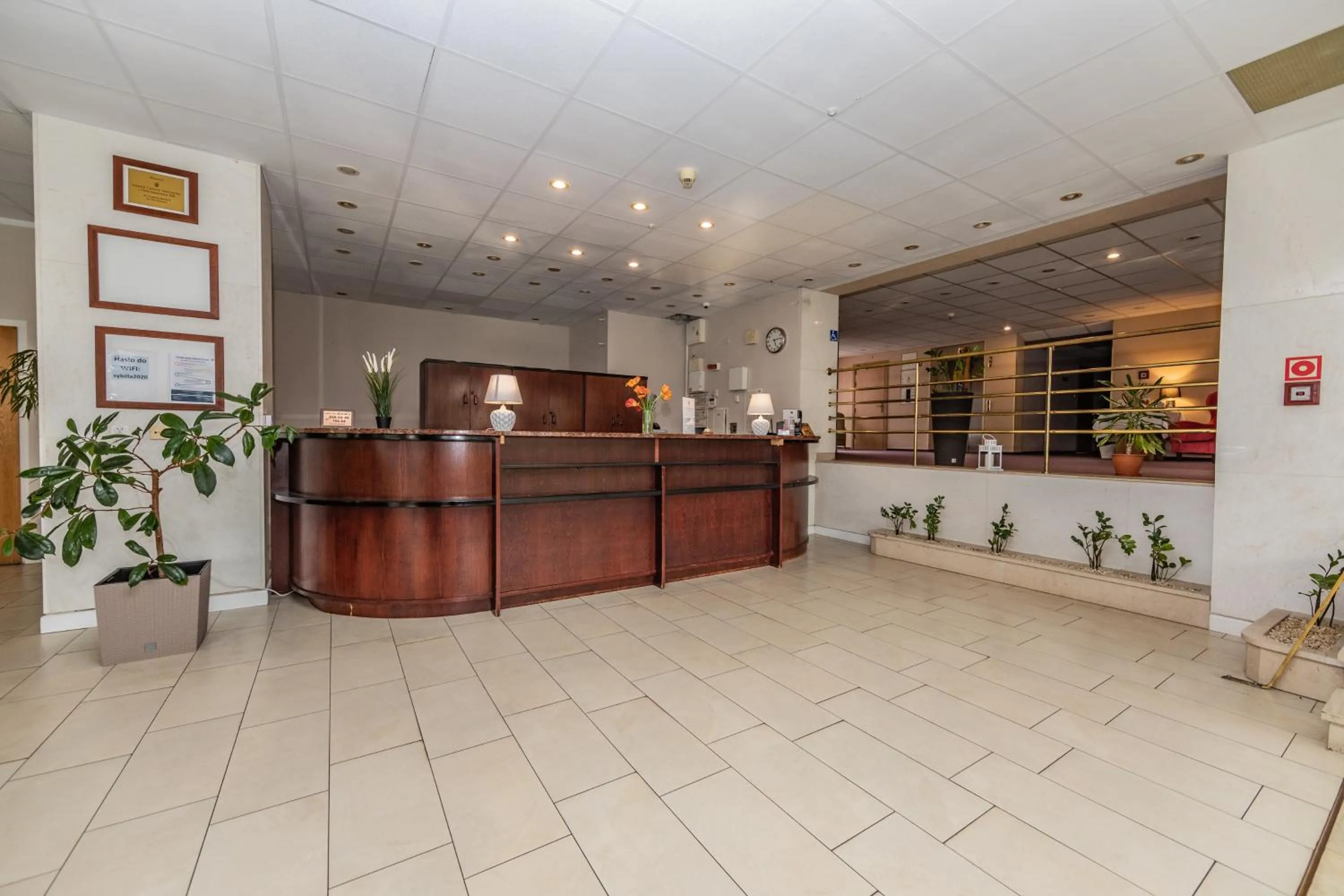 Lobby or reception in Hotel Sybilla