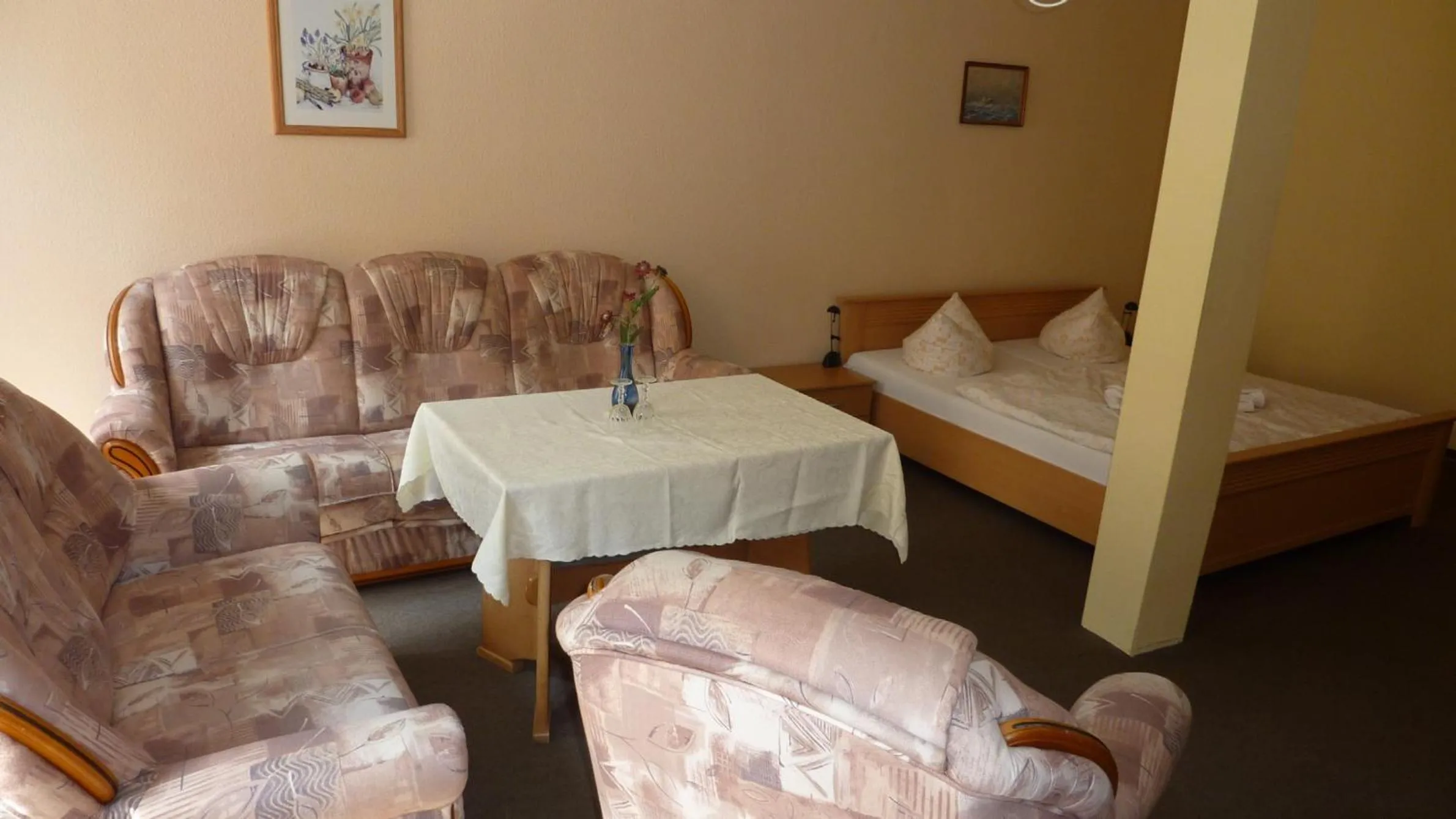 Bed in Altstadt Pension Hafenblick