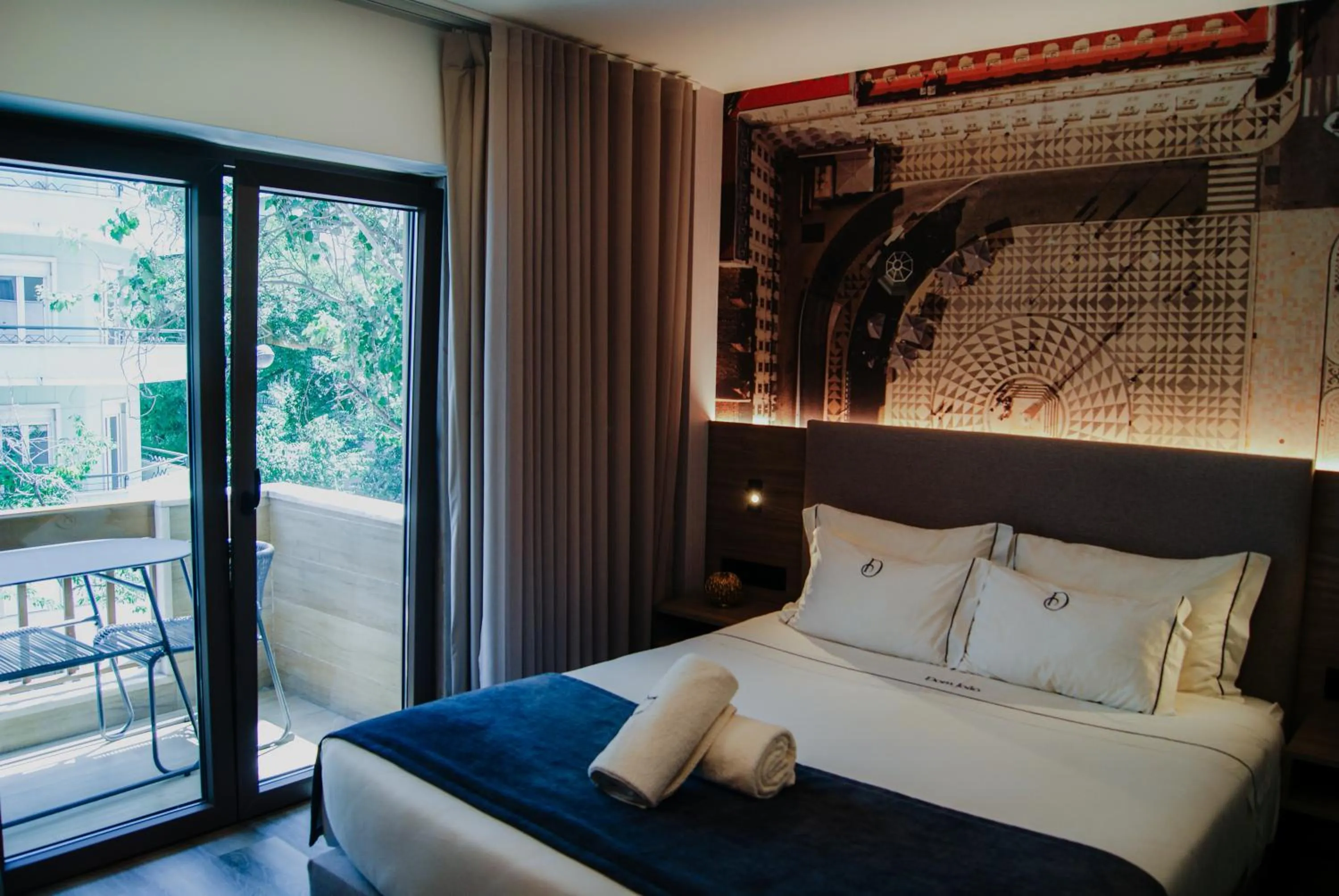 Bed in Dom João Glamour Hotel