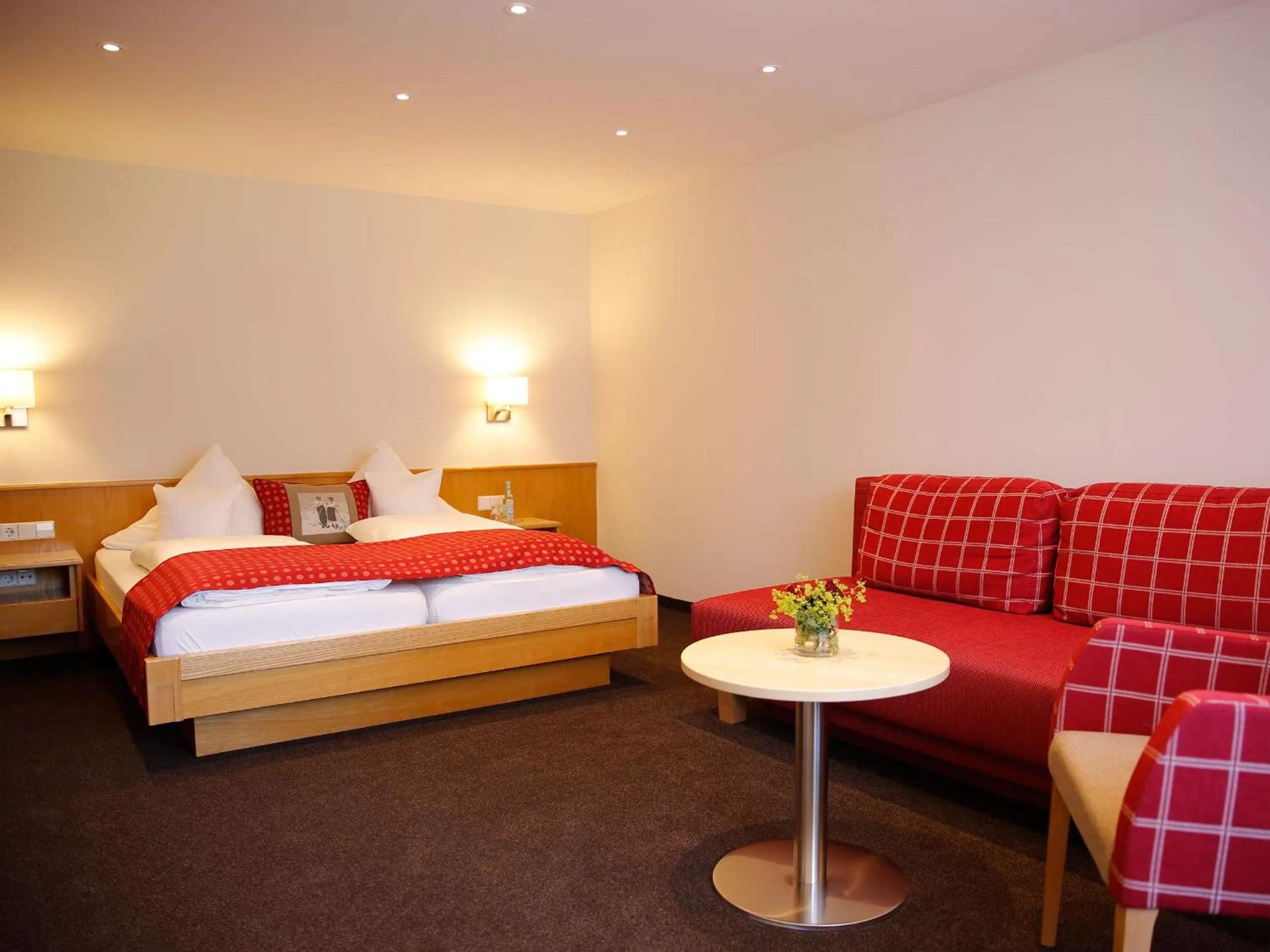 Photo of the whole room, Bed in Landhotel Mohren