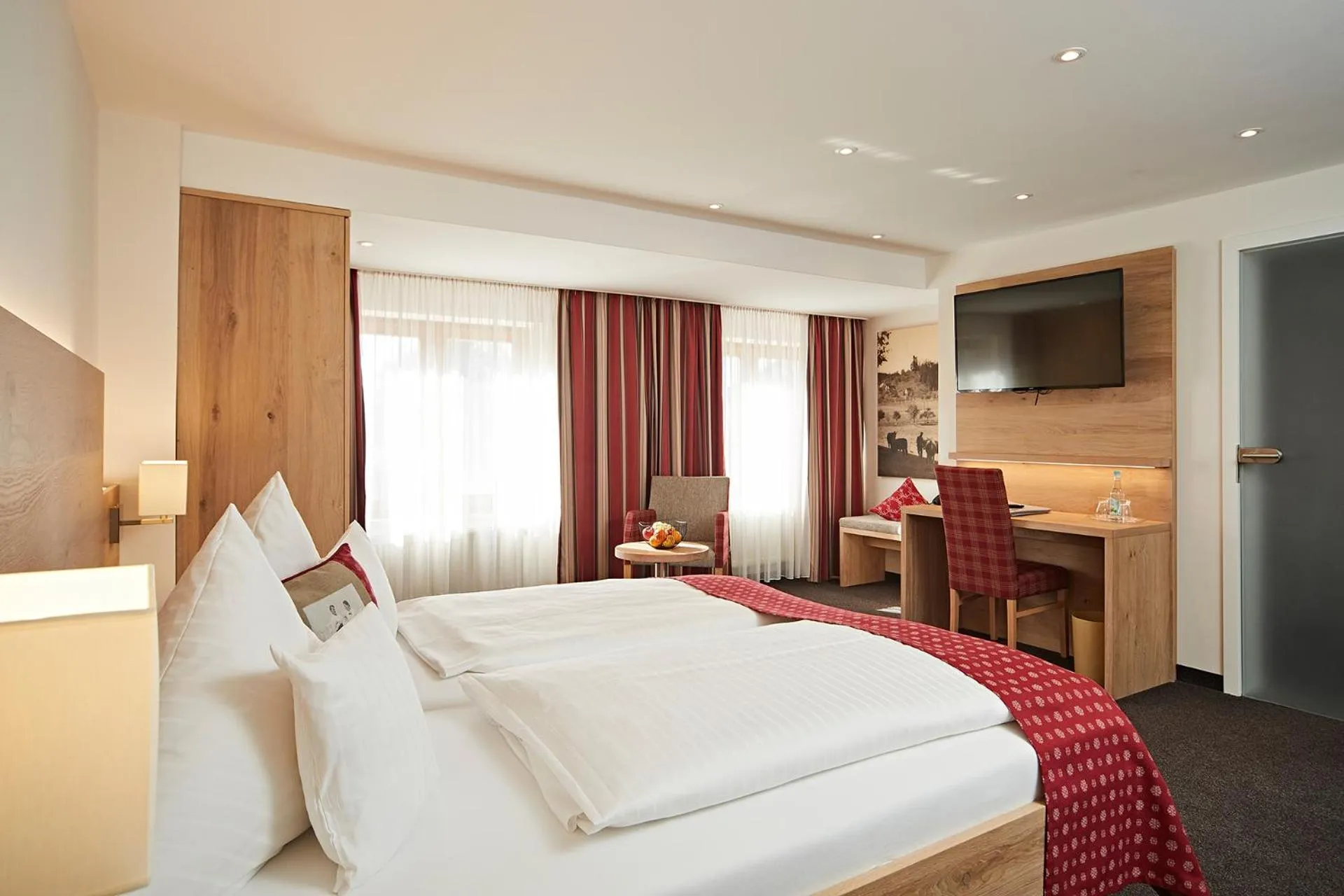 Photo of the whole room, Bed in Landhotel Mohren