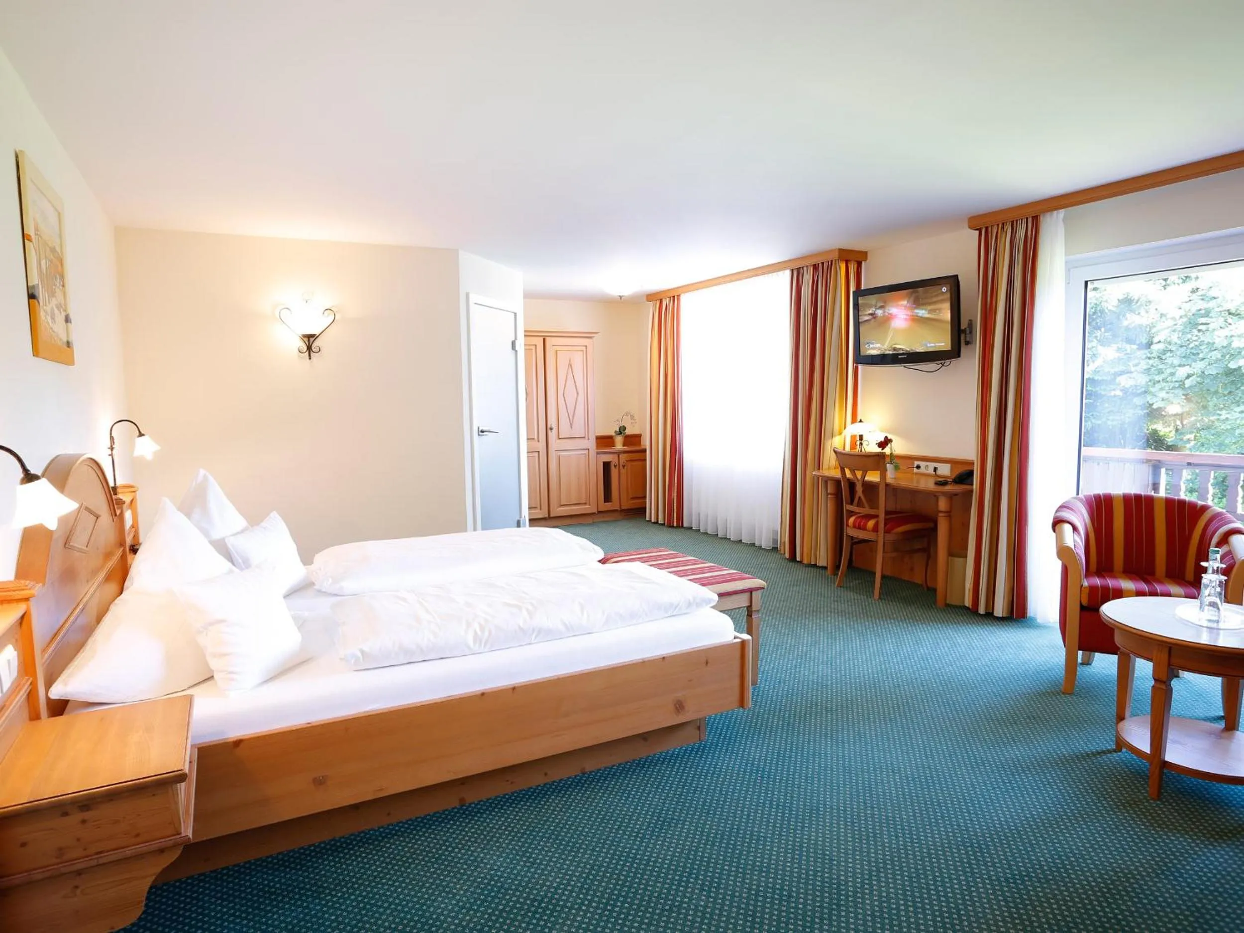 Bed in Landhotel Mohren