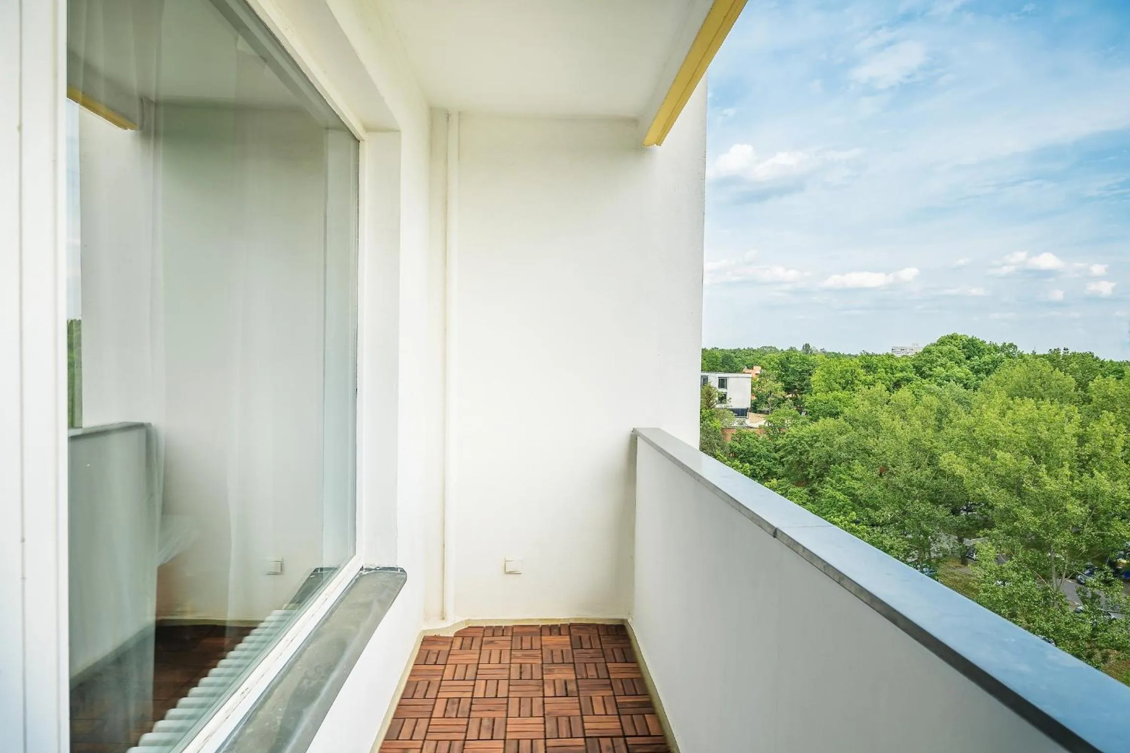 Balcony/Terrace in Alecsa Hotel am Olympiastadion