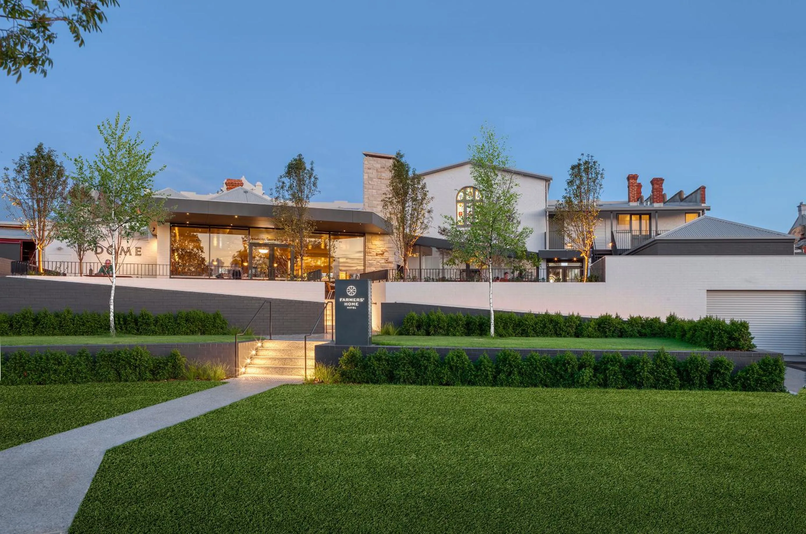 Property building in Farmers Home Hotel