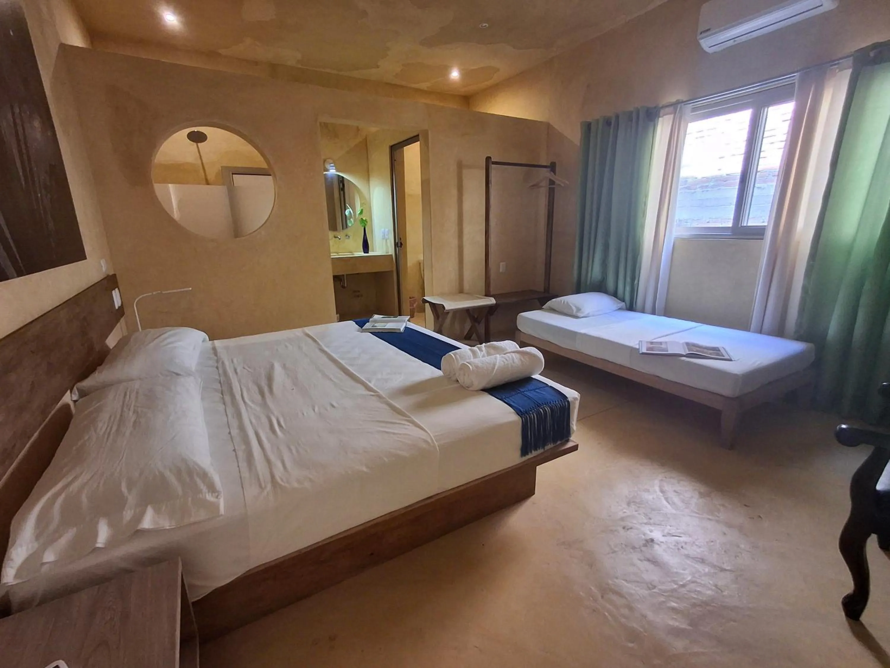 Bed in Hotel Pochote Mazunte