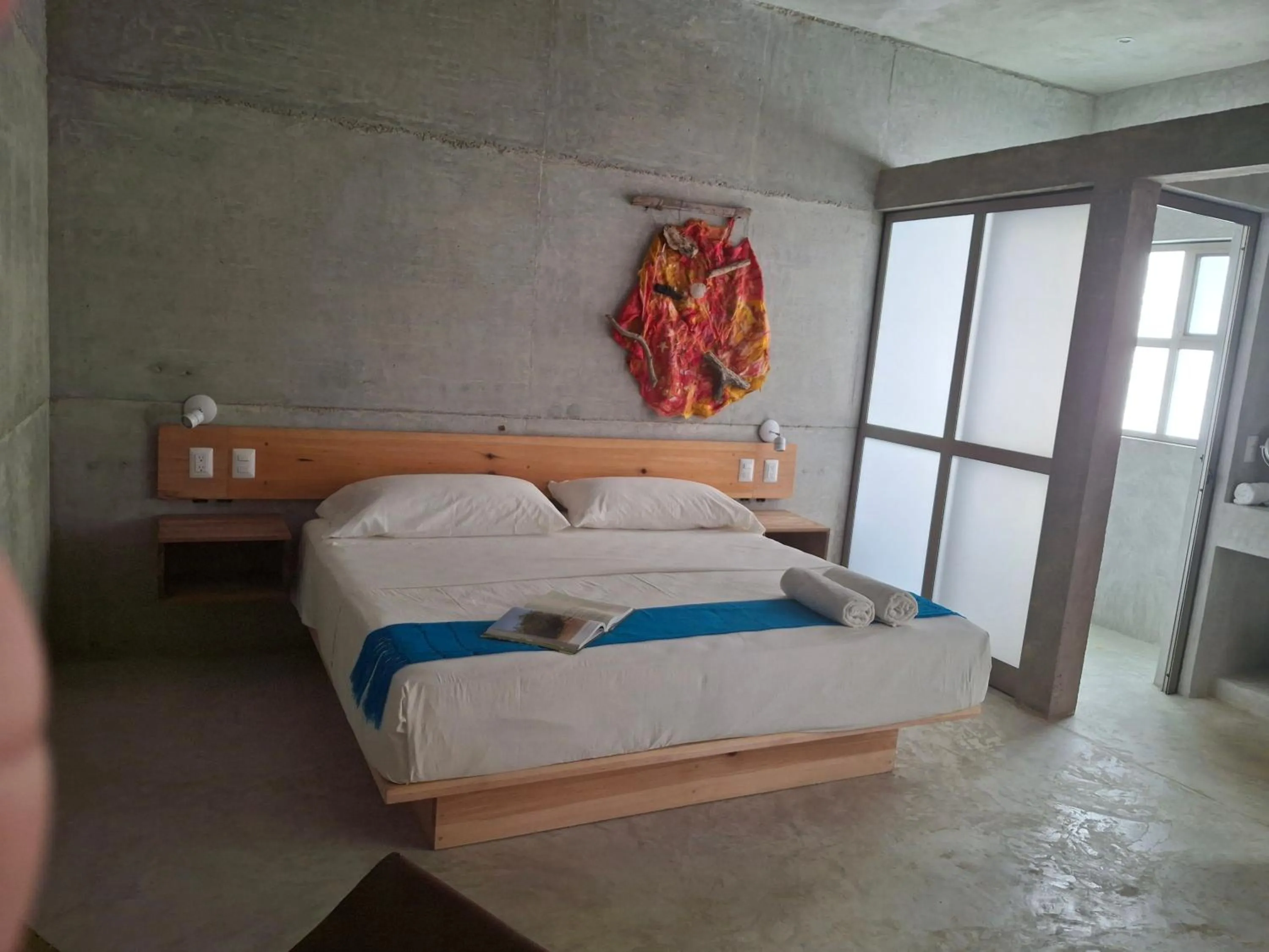 Bed in Hotel Pochote Mazunte