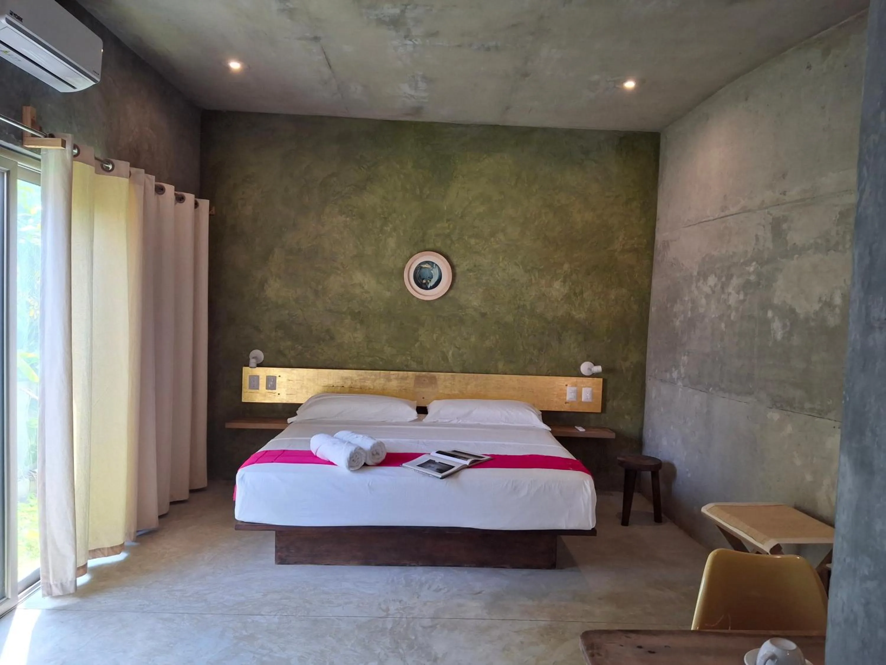 Bed in Hotel Pochote Mazunte