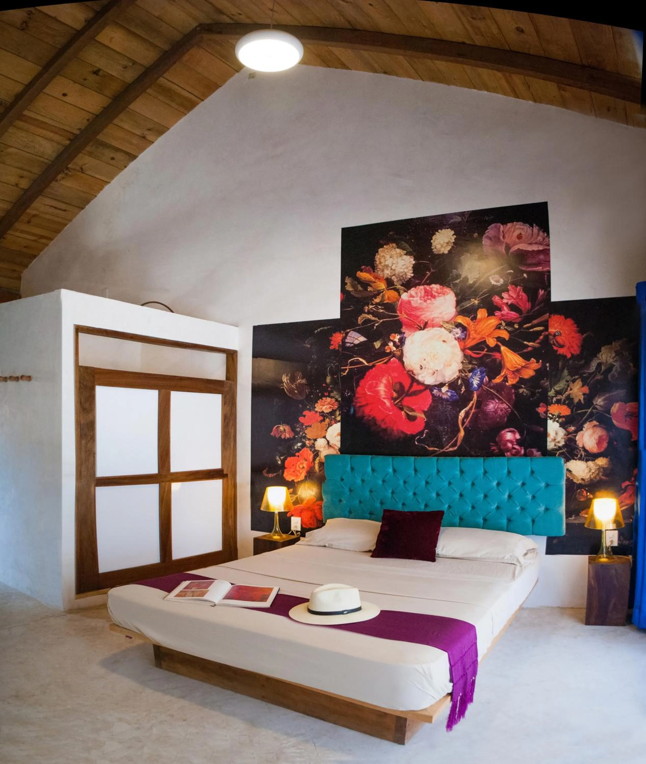 Bed in Hotel Pochote Mazunte