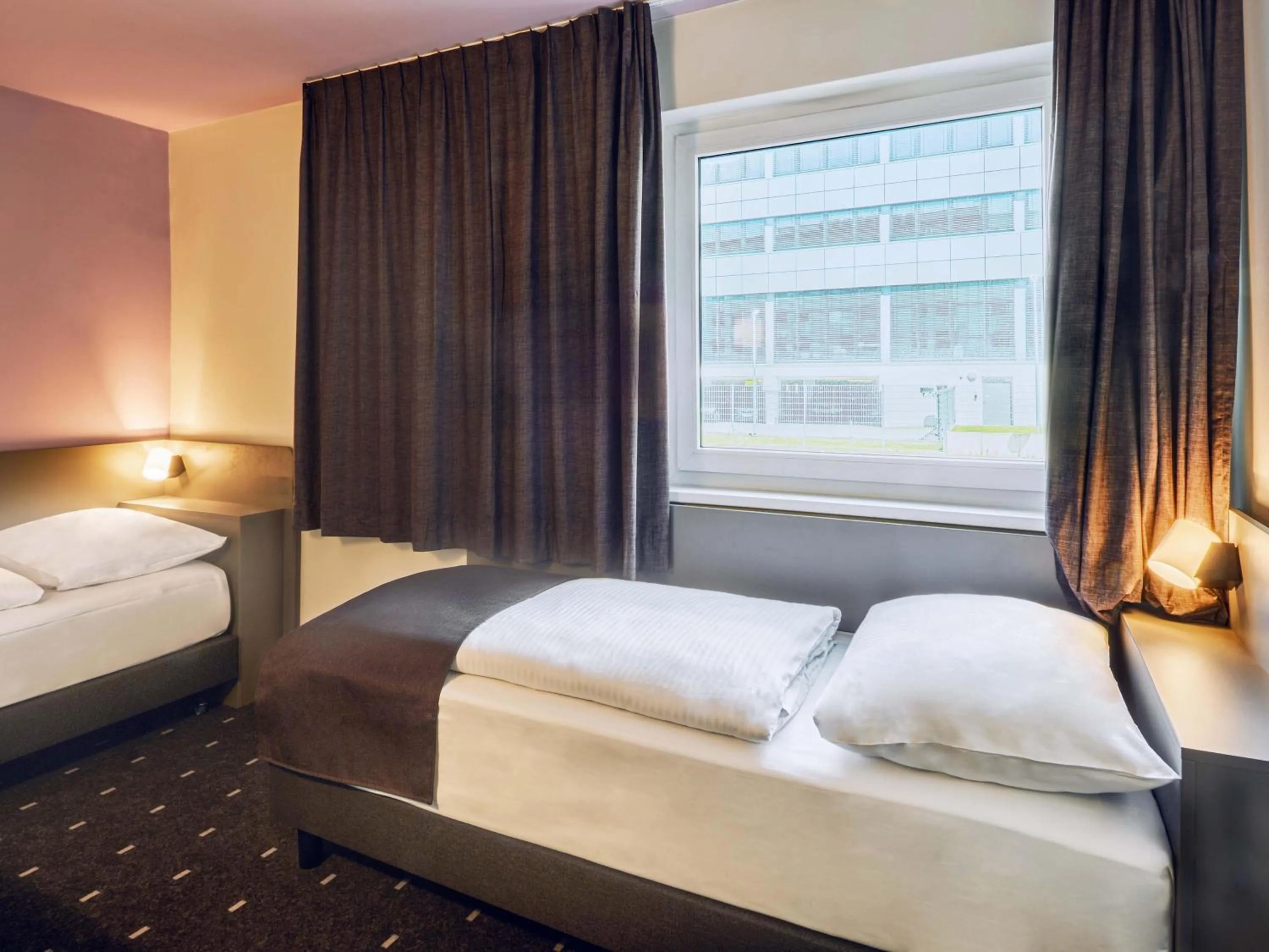 Photo of the whole room, Bed in B&B HOTEL Frankfurt-Niederrad