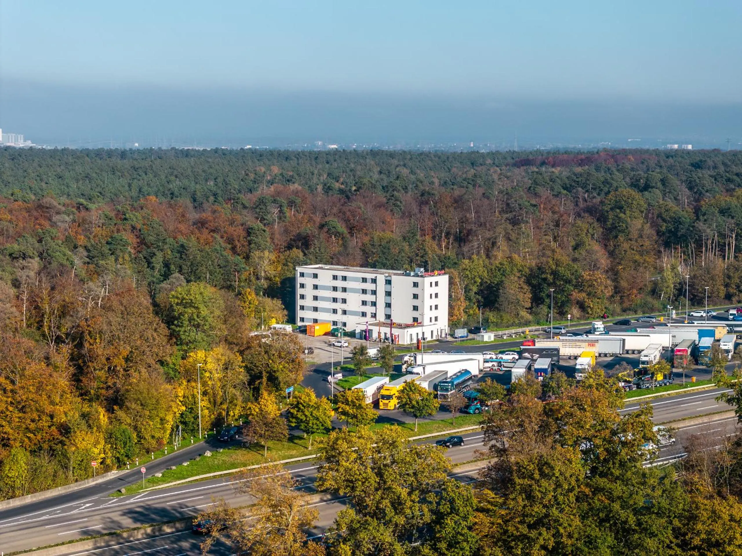 Bird's eye view in Serways Hotel Weiskirchen Nord