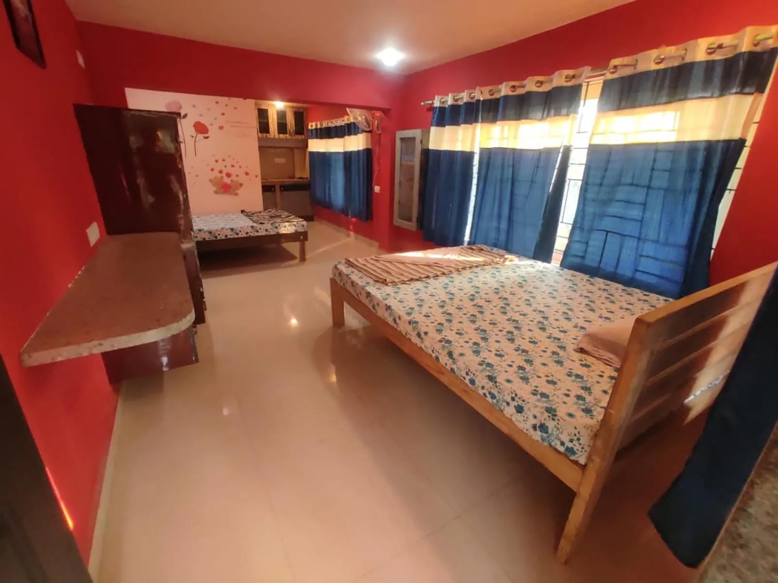 Bedroom, Bed in Godwill Kimo Guest house Seraulim