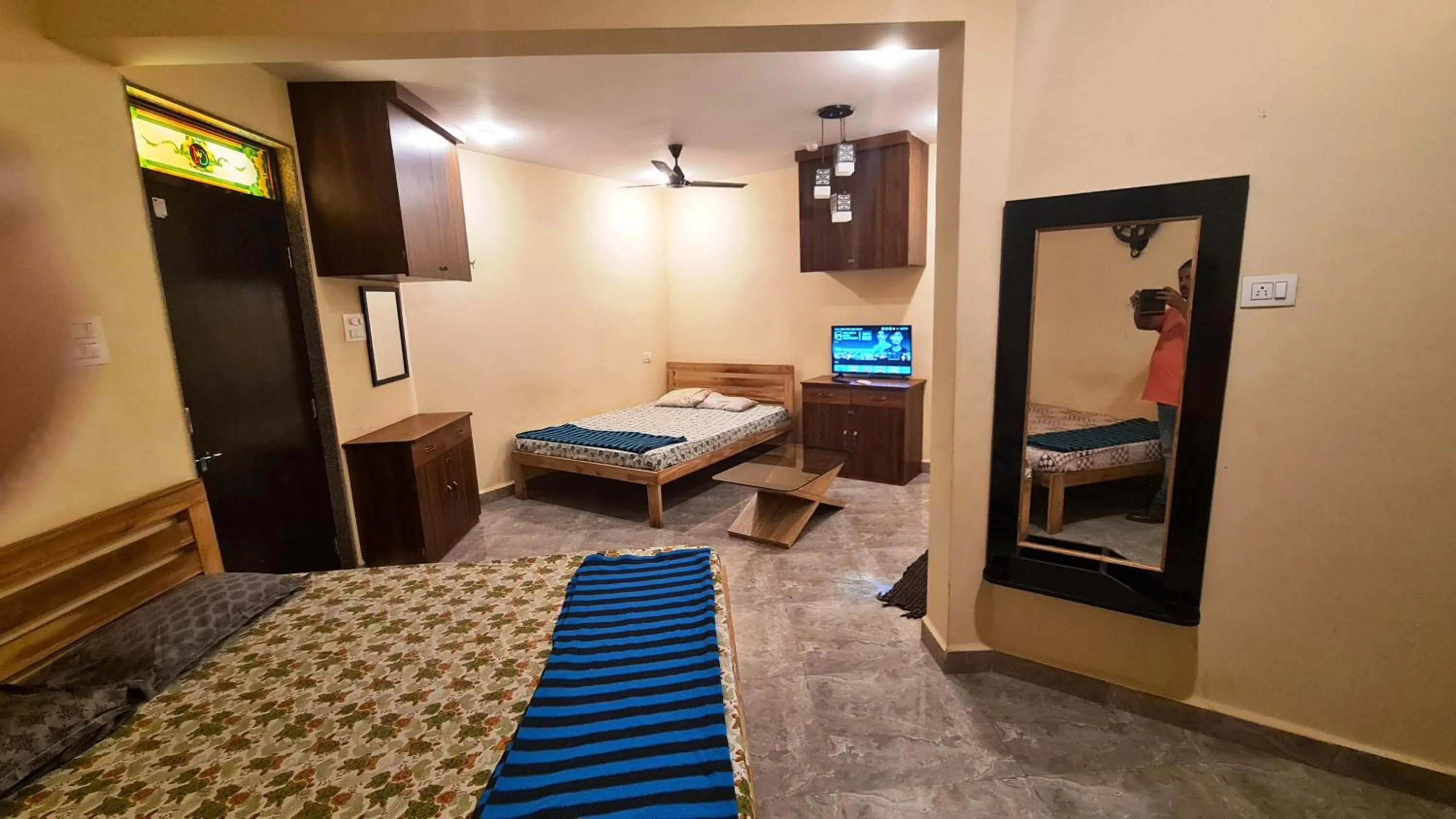 Bed in Godwill Kimo Guest house Seraulim