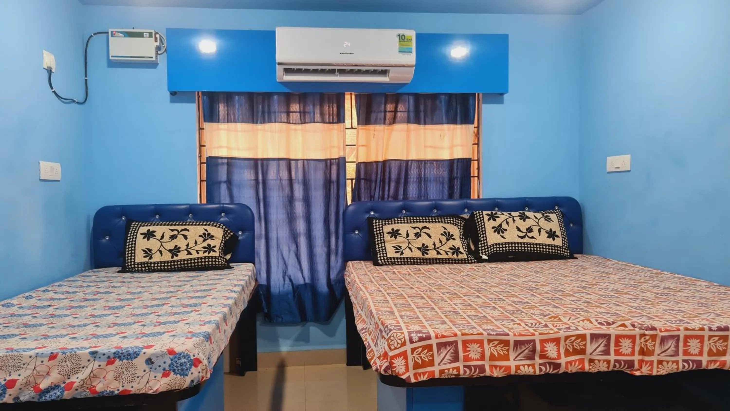 Bed in Godwill Kimo Guest house Seraulim