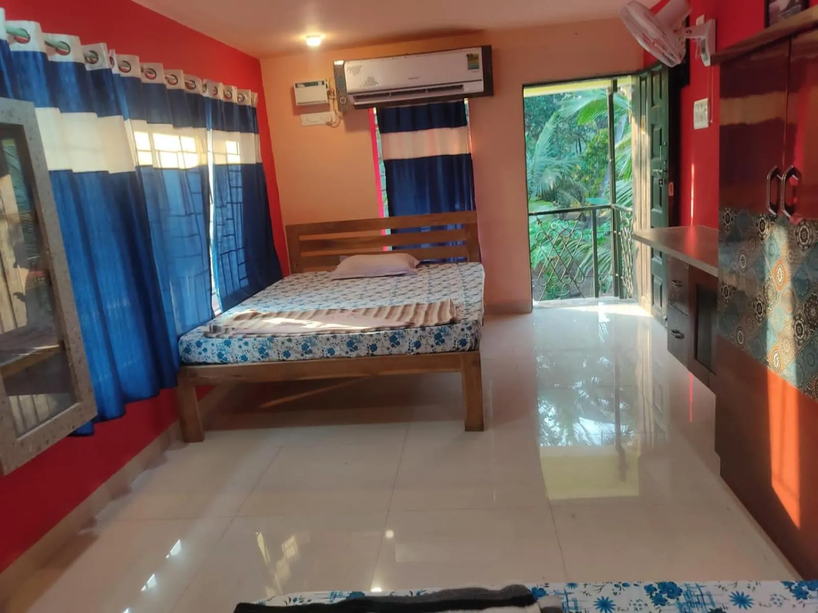 Bed in Godwill Kimo Guest house Seraulim