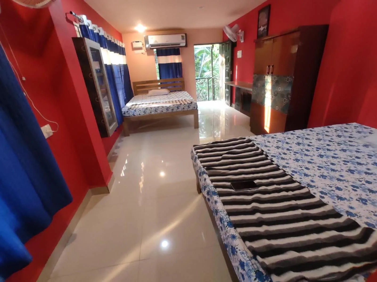 Bed in Godwill Kimo Guest house Seraulim