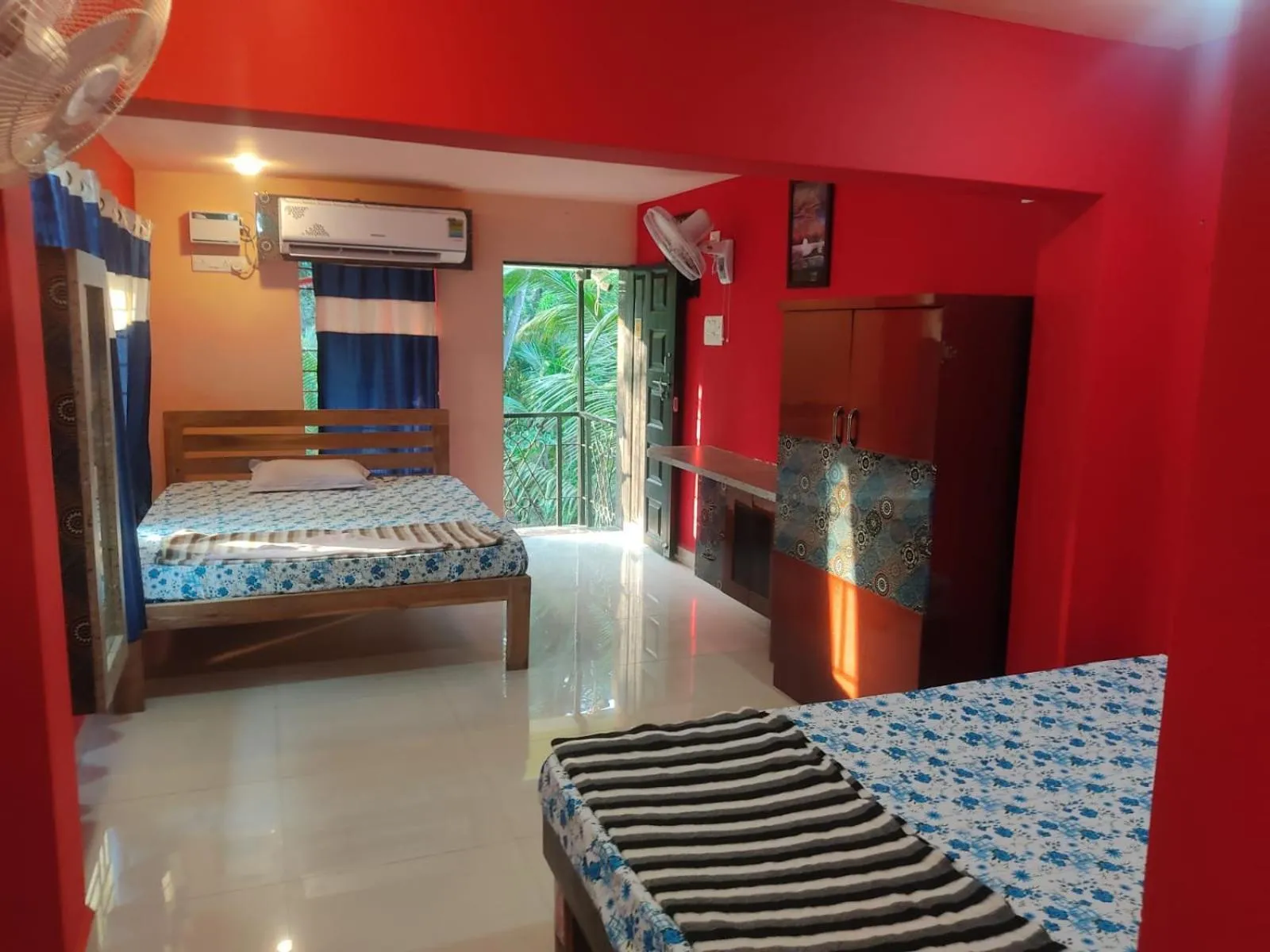 Bed in Godwill Kimo Guest house Seraulim