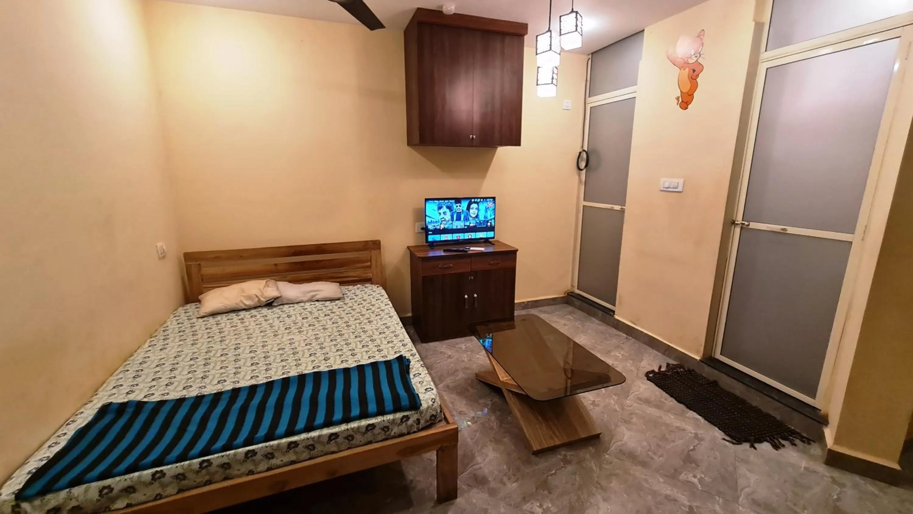 Bed in Godwill Kimo Guest house Seraulim