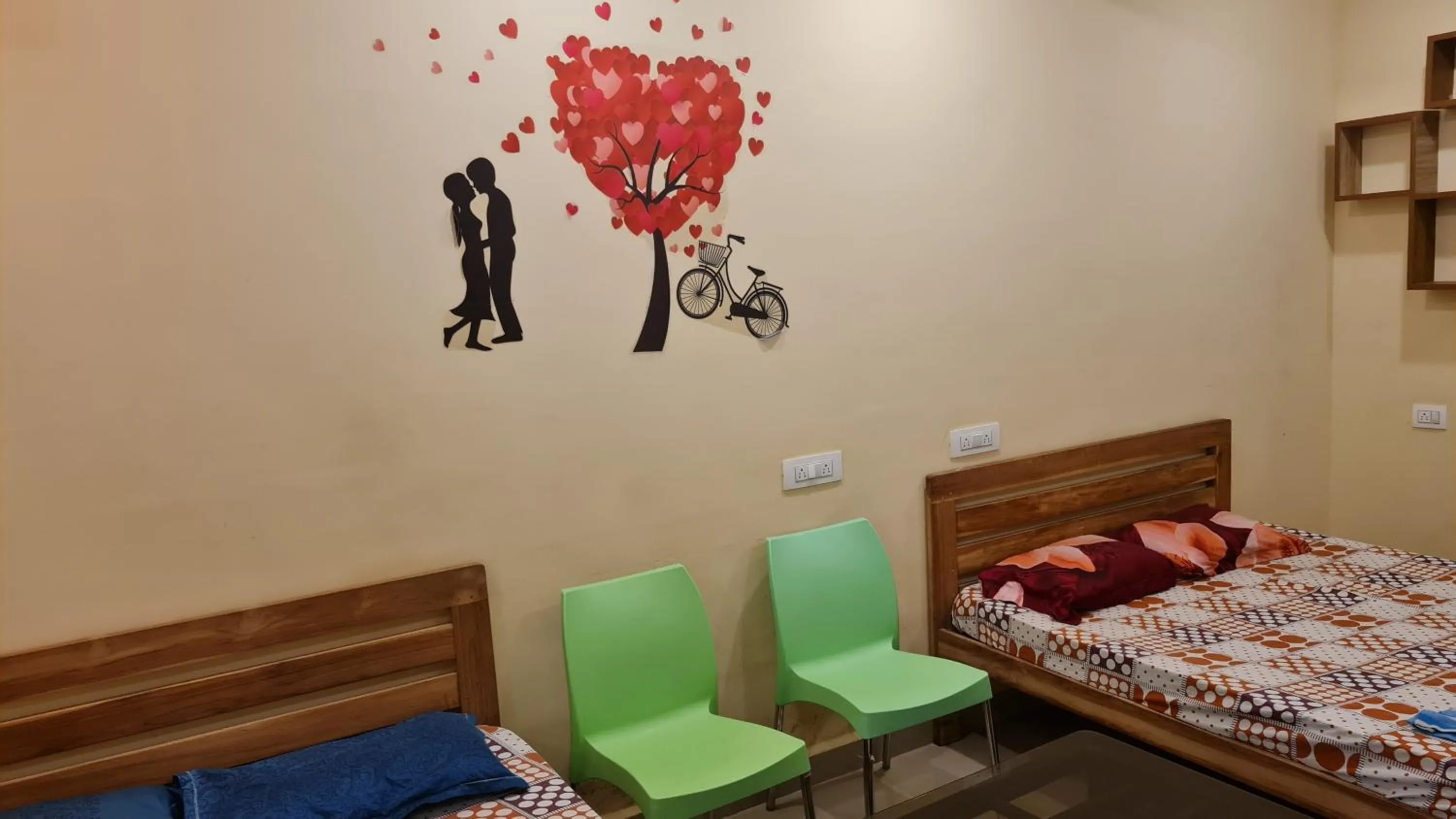 Bed in Godwill Kimo Guest house Seraulim