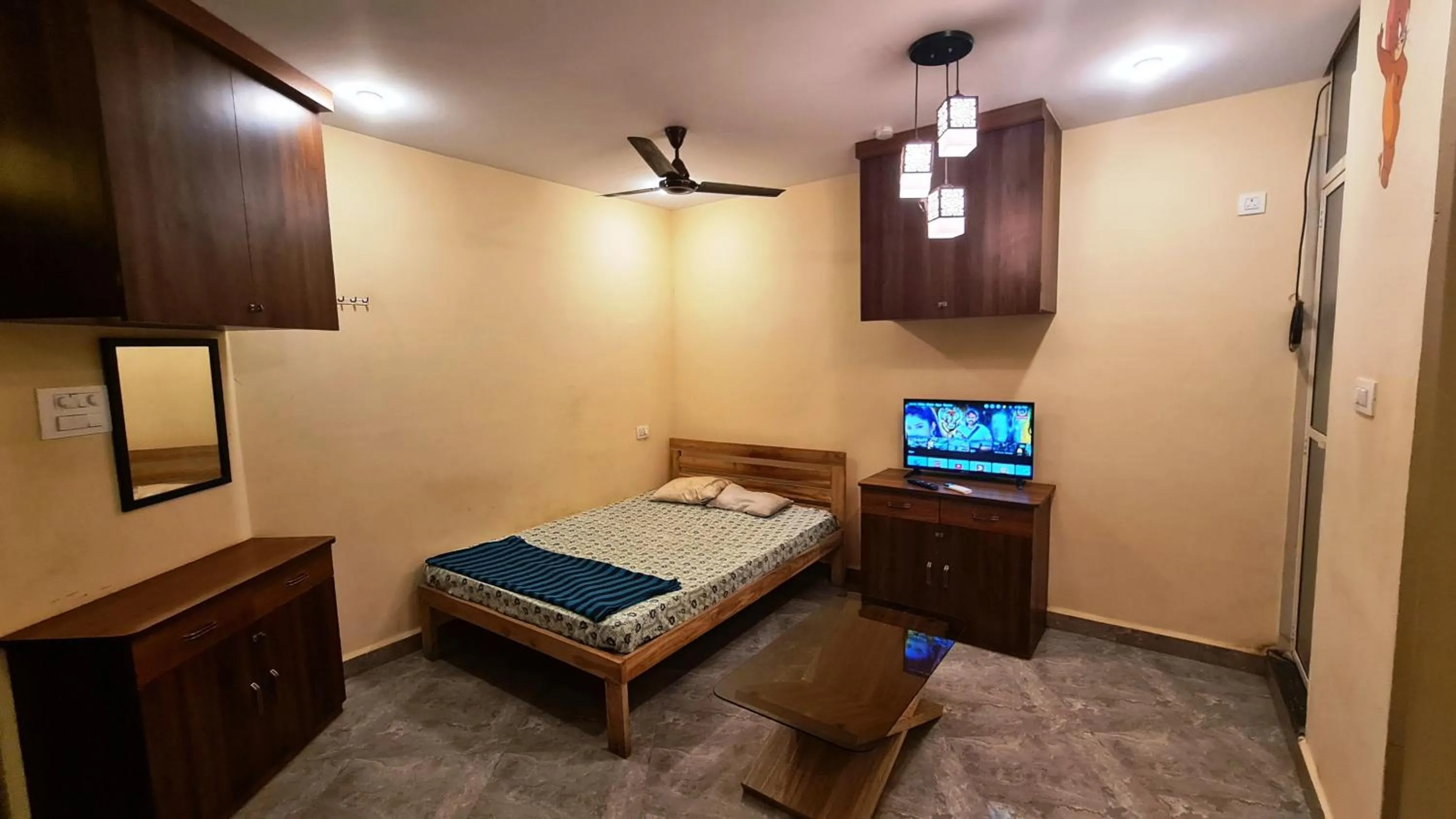 Bed in Godwill Kimo Guest house Seraulim
