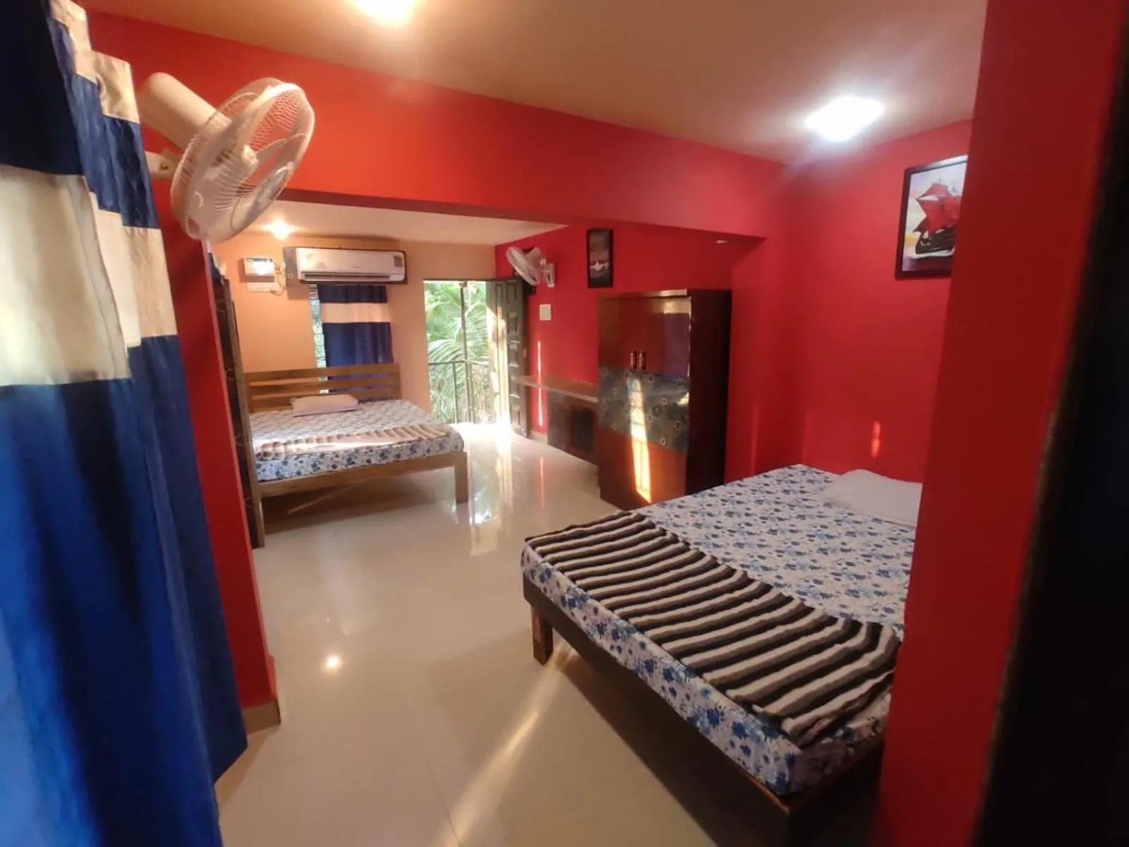 Bed in Godwill Kimo Guest house Seraulim