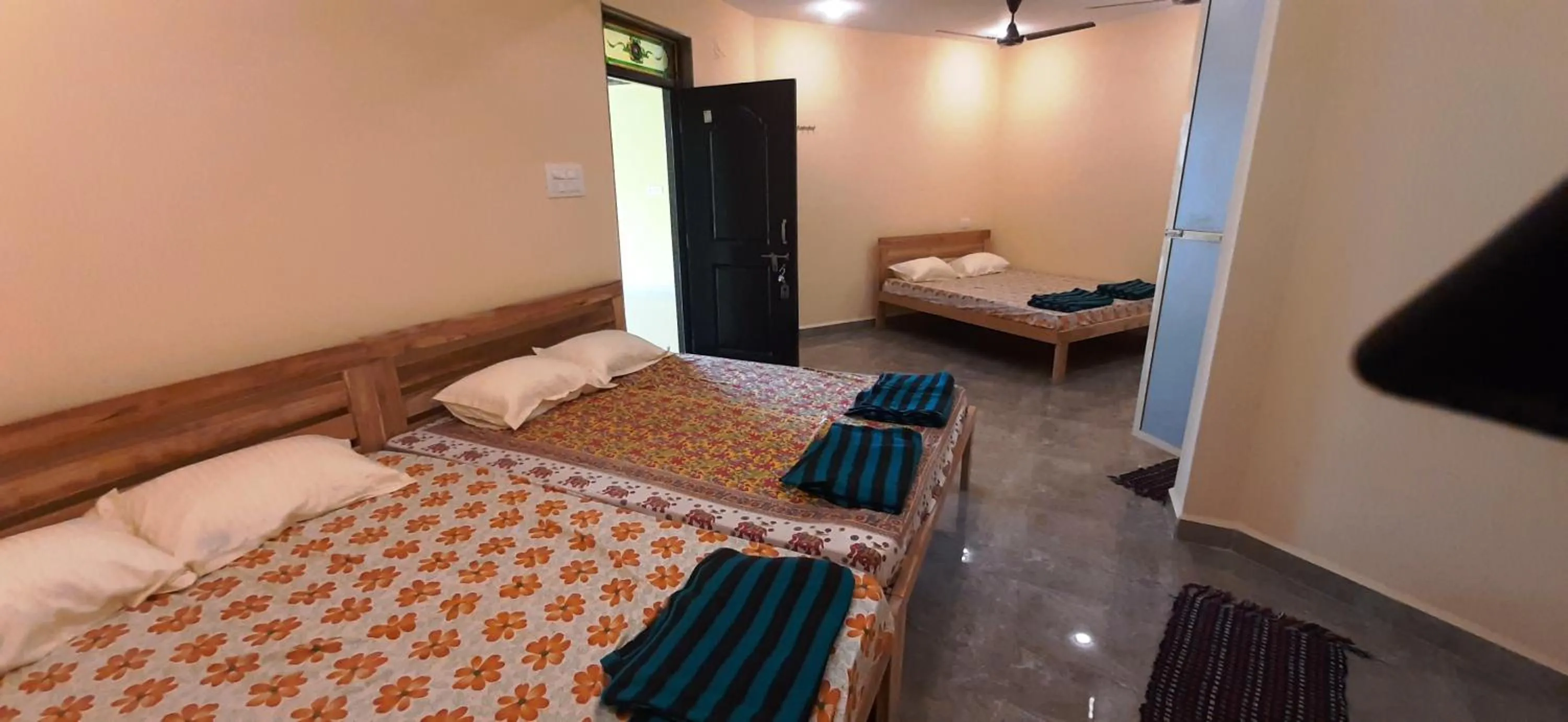 Bed in Godwill Kimo Guest house Seraulim