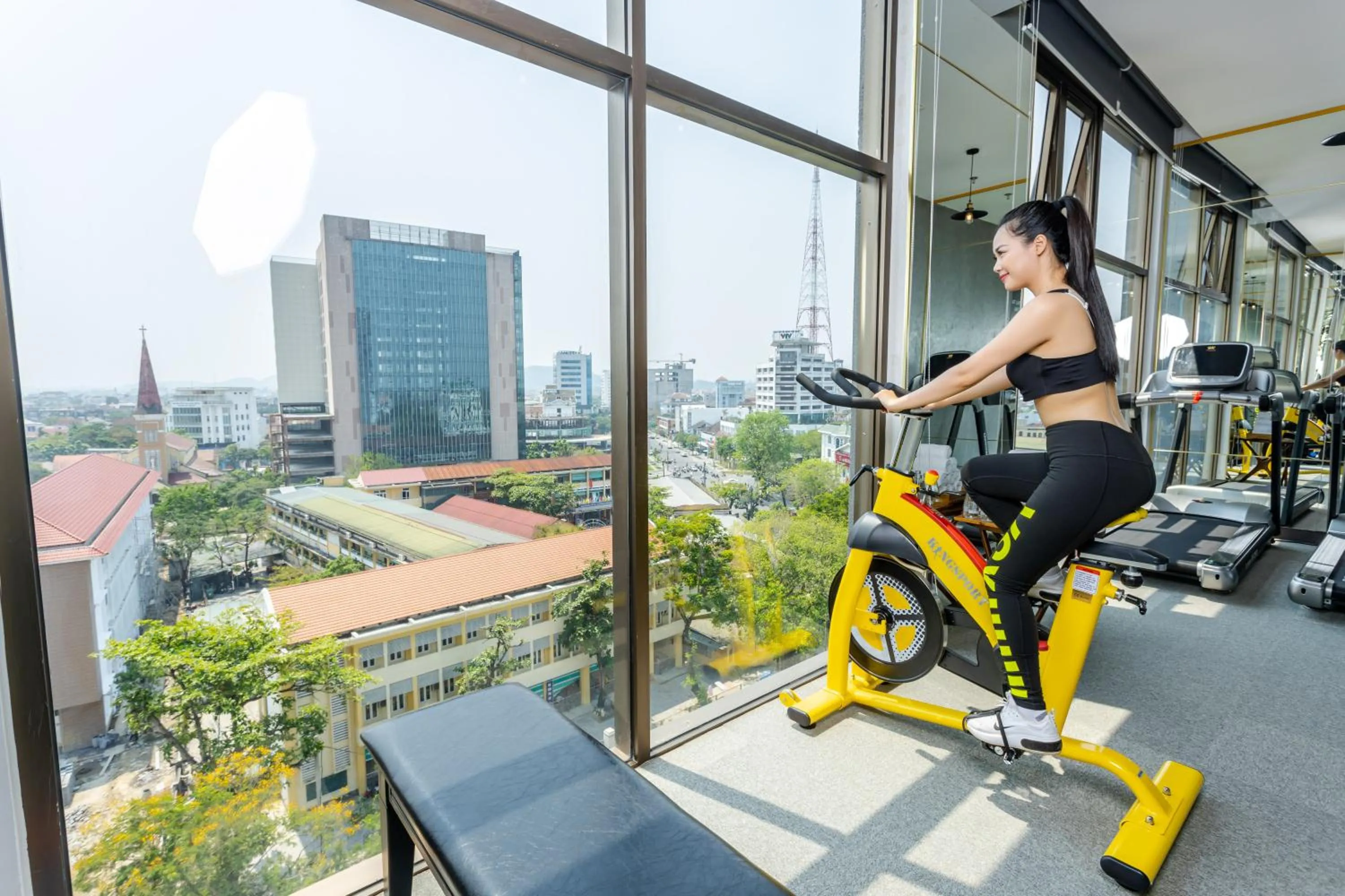 Fitness centre/facilities in White Lotus Hue Hotel