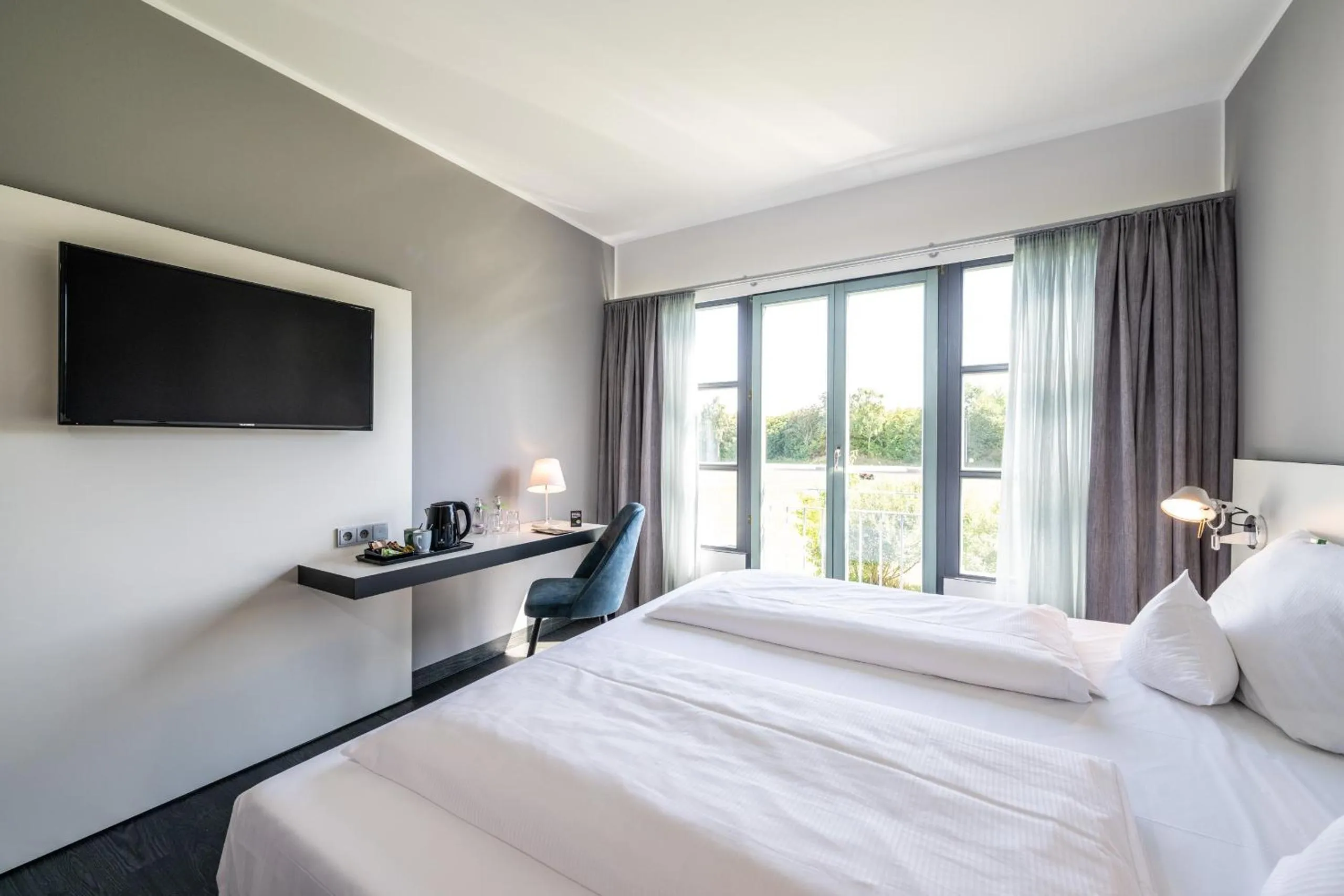 Photo of the whole room, Bed in Dresdner Tor Süd