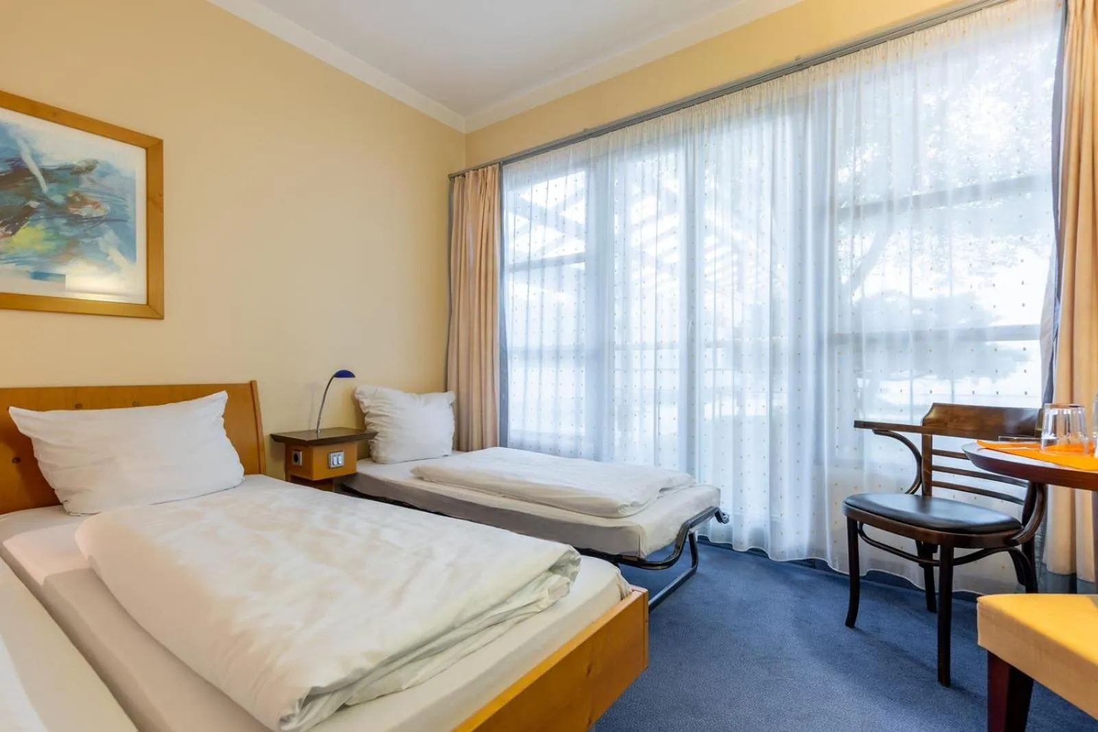 Photo of the whole room, Bed in Dresdner Tor Süd