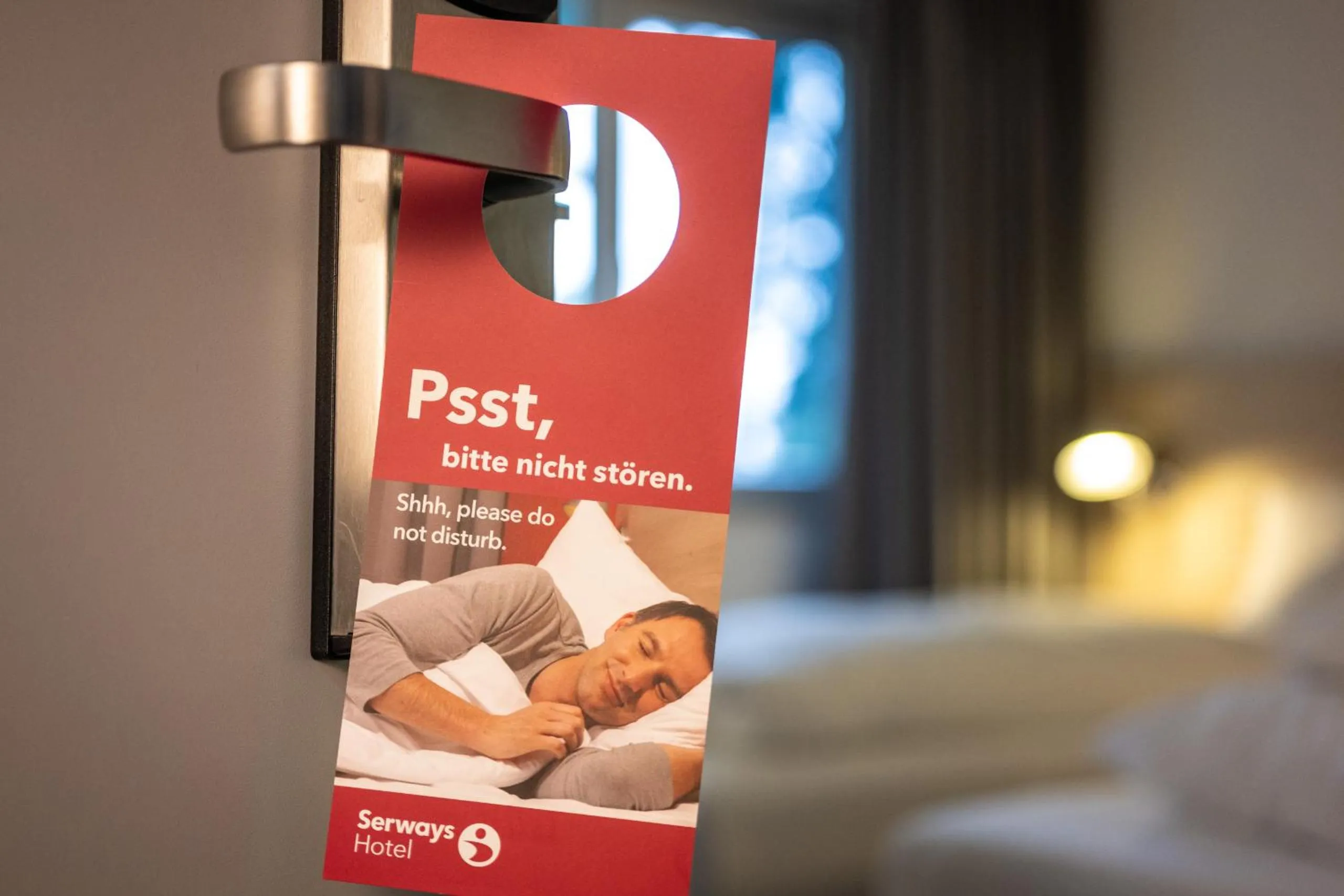 Decorative detail, Bed in Serways Hotel Bruchsal West