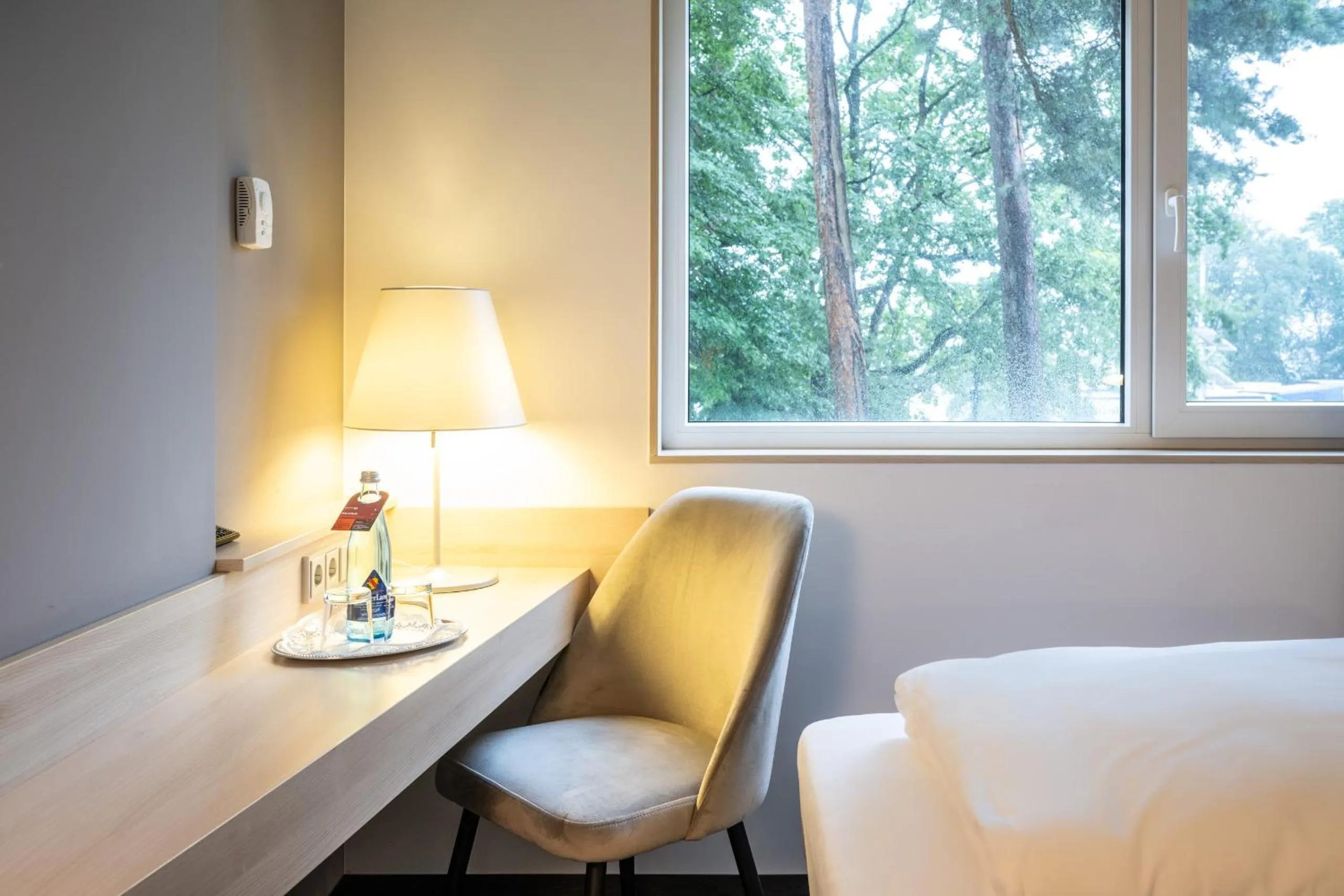 Decorative detail, Bed in Serways Hotel Bruchsal West