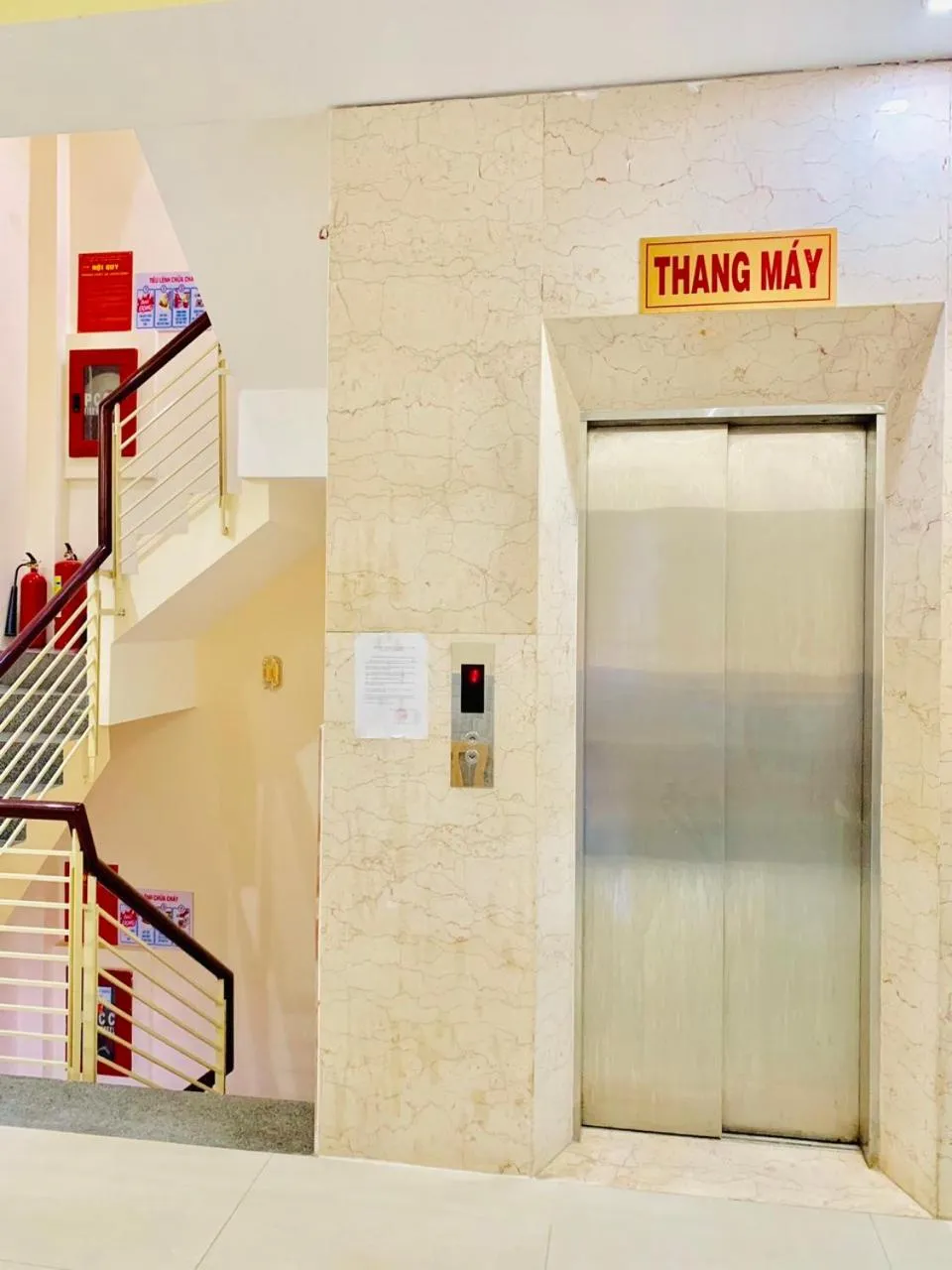 elevator in Mekong Rose Hotel