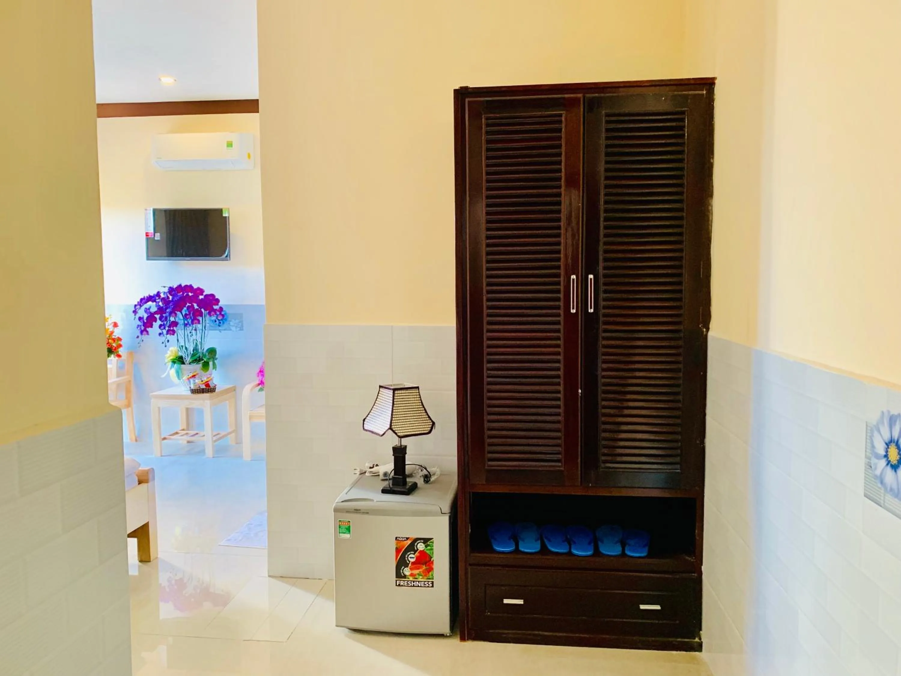 wardrobe in Mekong Rose Hotel