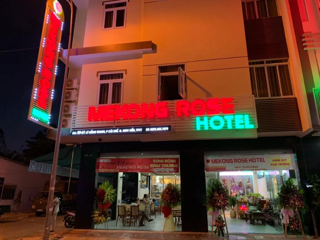 Night in Mekong Rose Hotel