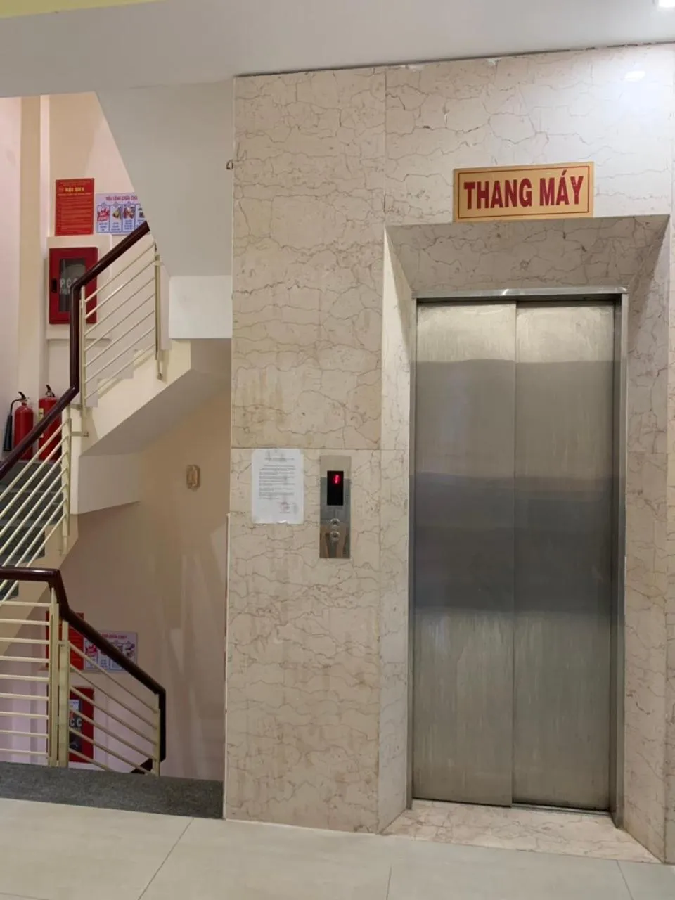 elevator in Mekong Rose Hotel