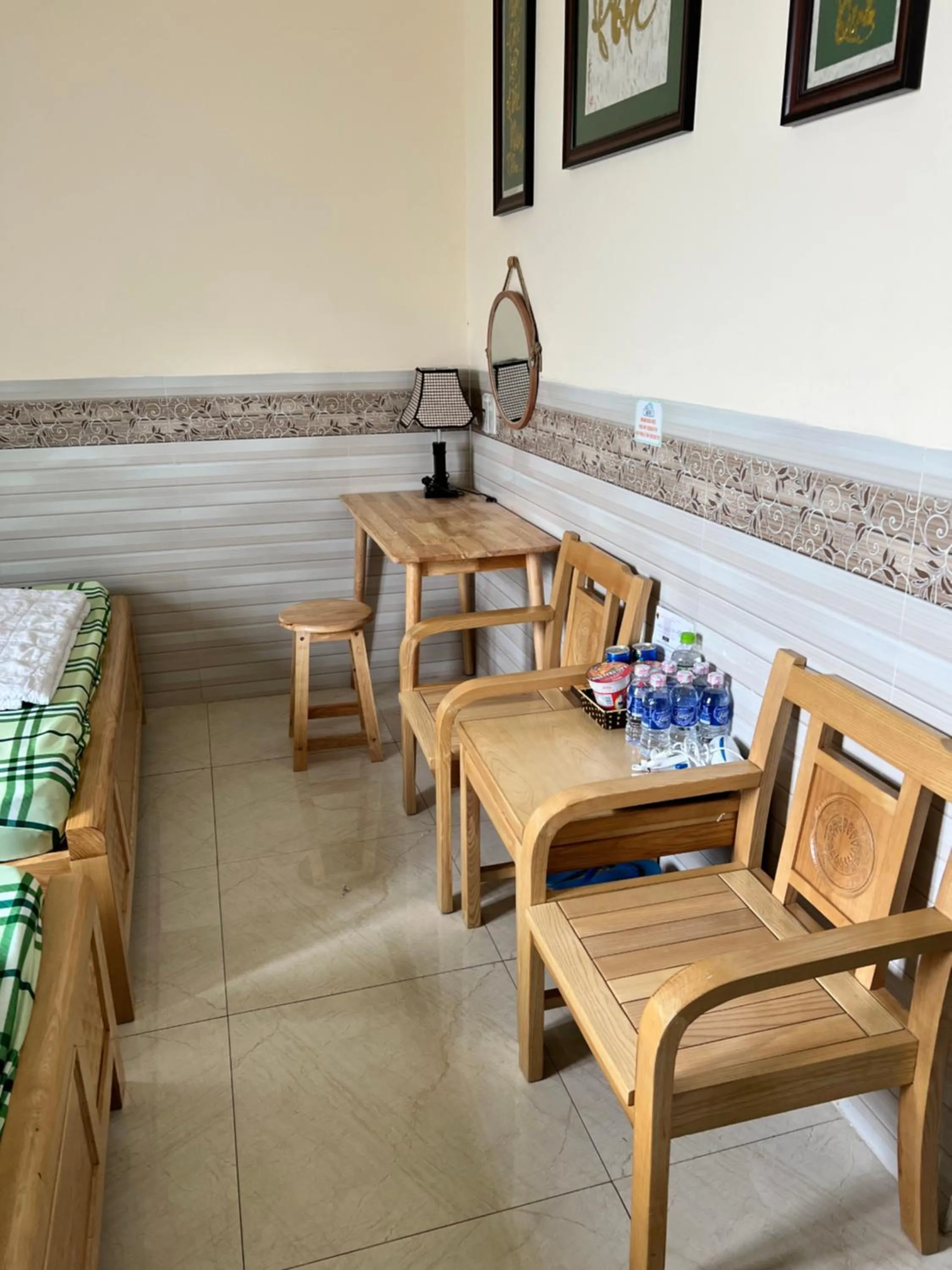 Seating area in Mekong Rose Hotel