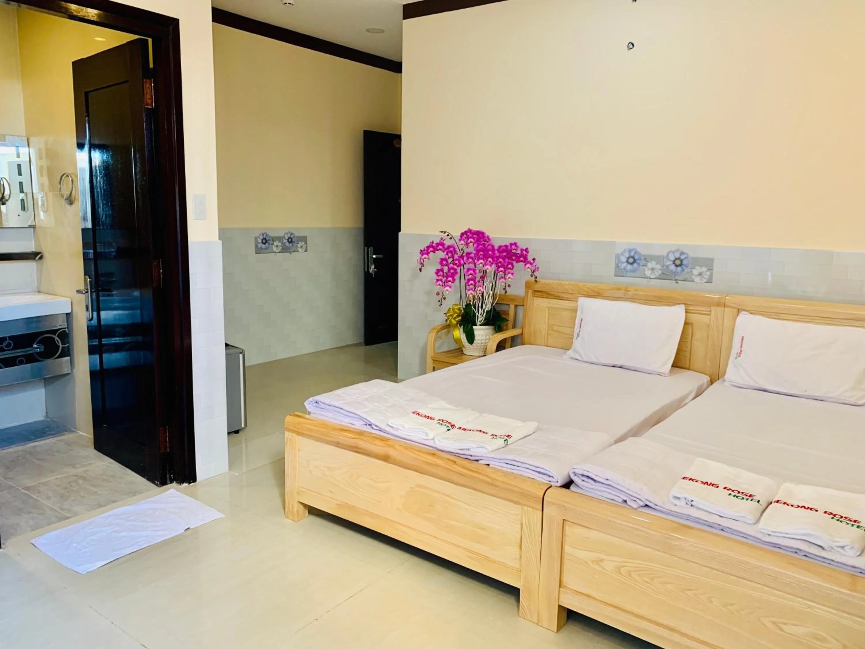 Bedroom, Bed in Mekong Rose Hotel