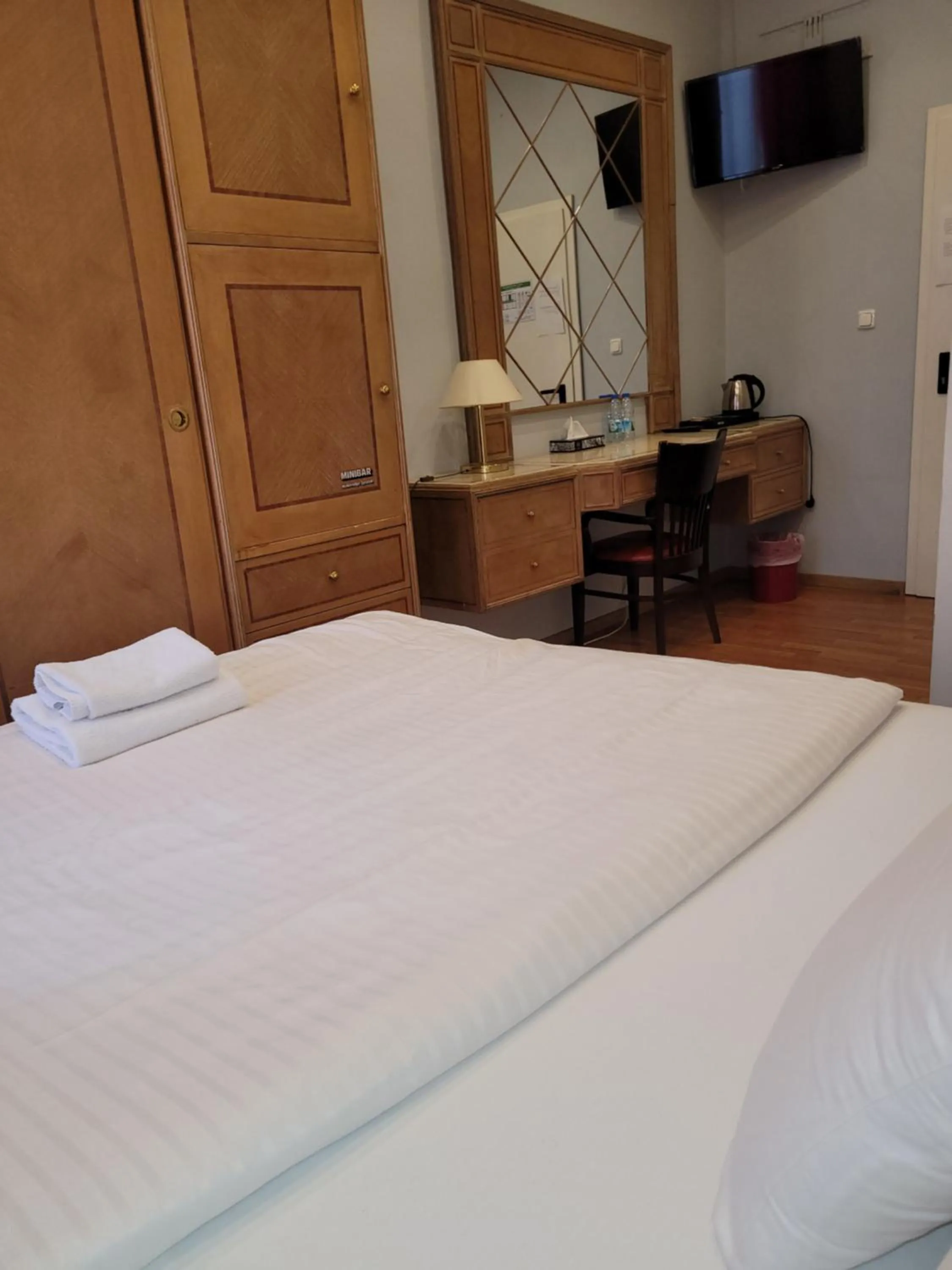 Bed in Hotel Franken an der Messe