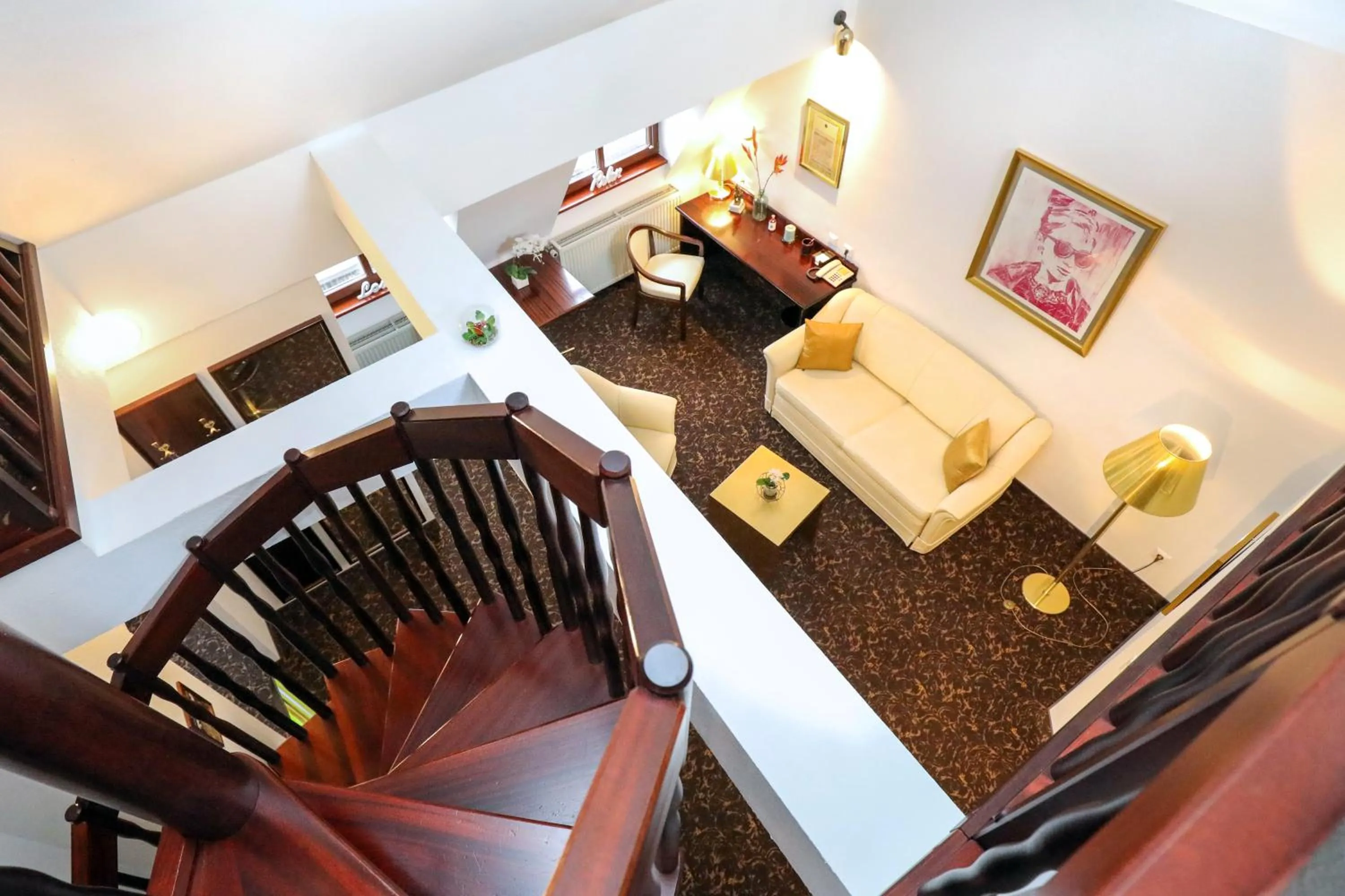 Living room in City-Hotel Aschaffenburg