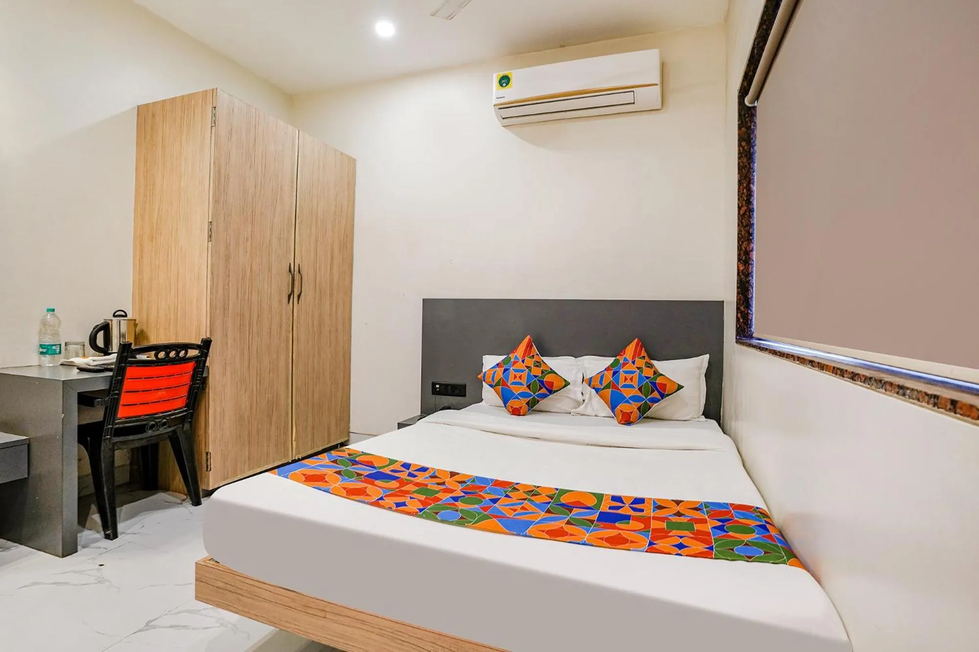 Bed in FabHotel Ansh