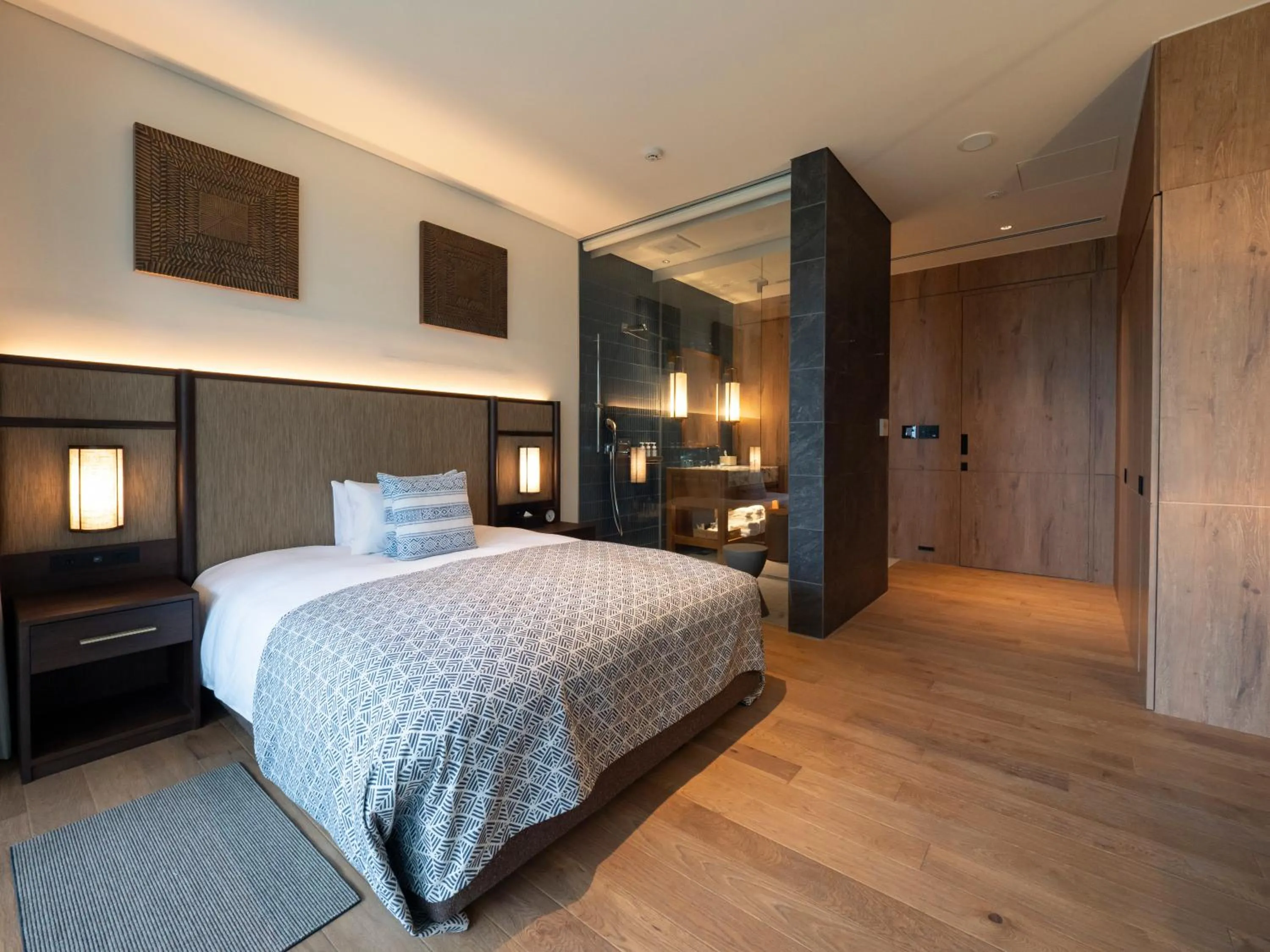 Bedroom, Bed in UMITO Okinawa Onnason