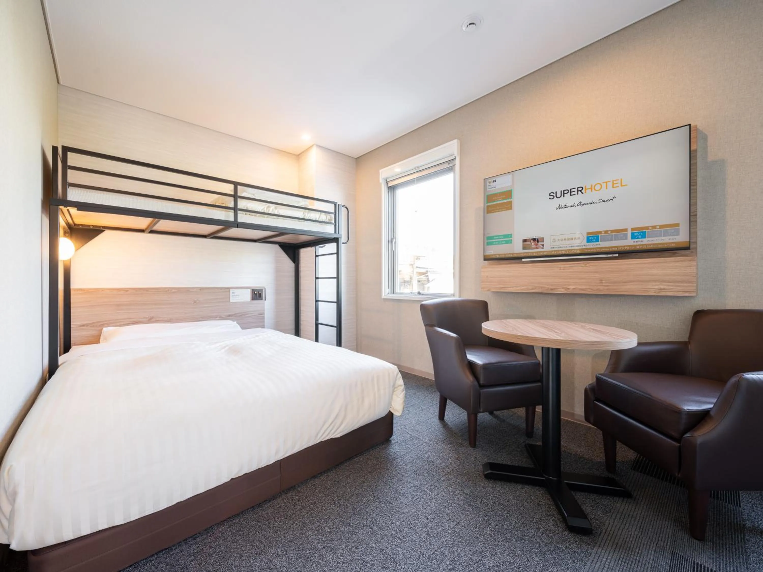 bunk bed, Bed in Super Hotel Higashi-Maizuru