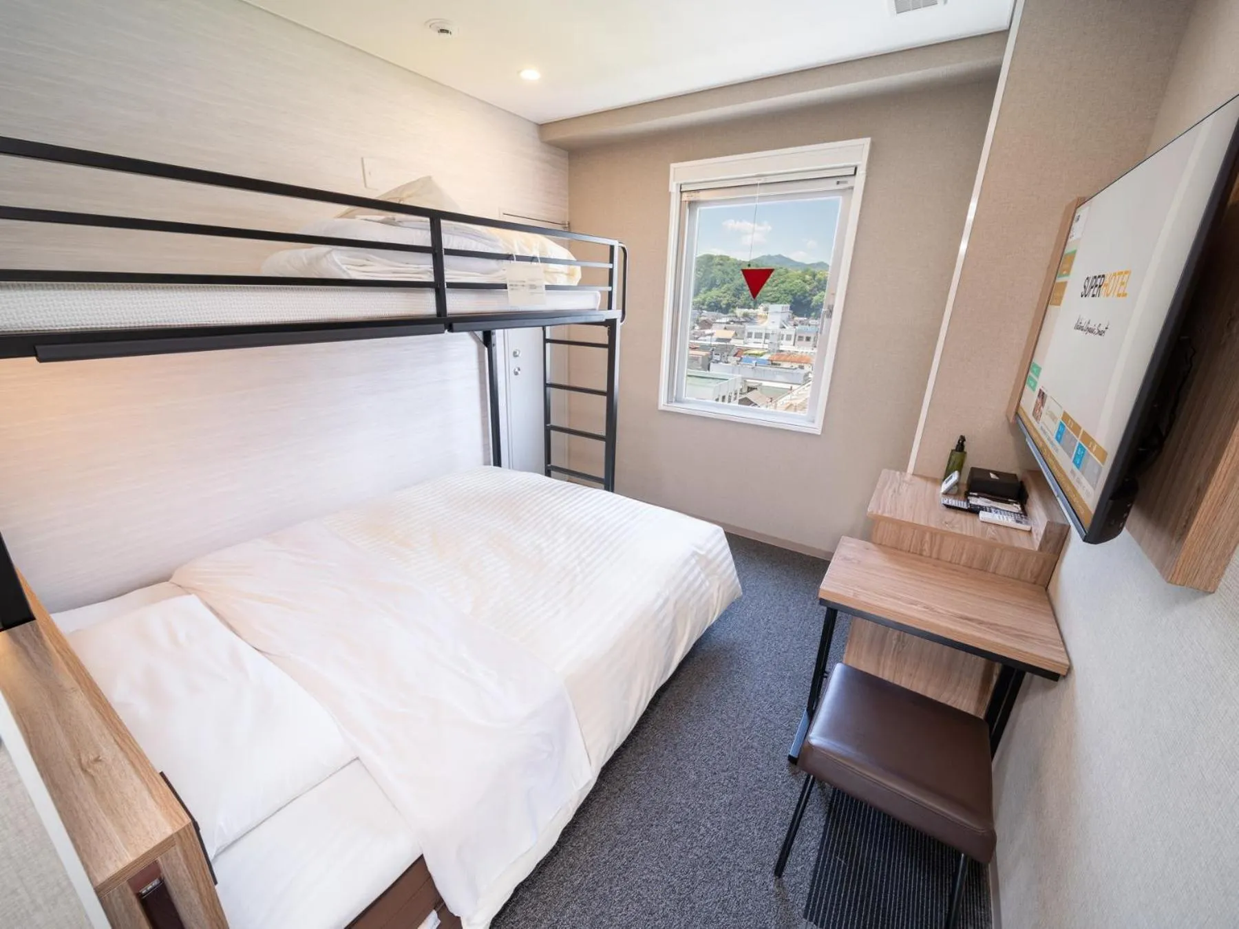 Bed in Super Hotel Higashi-Maizuru