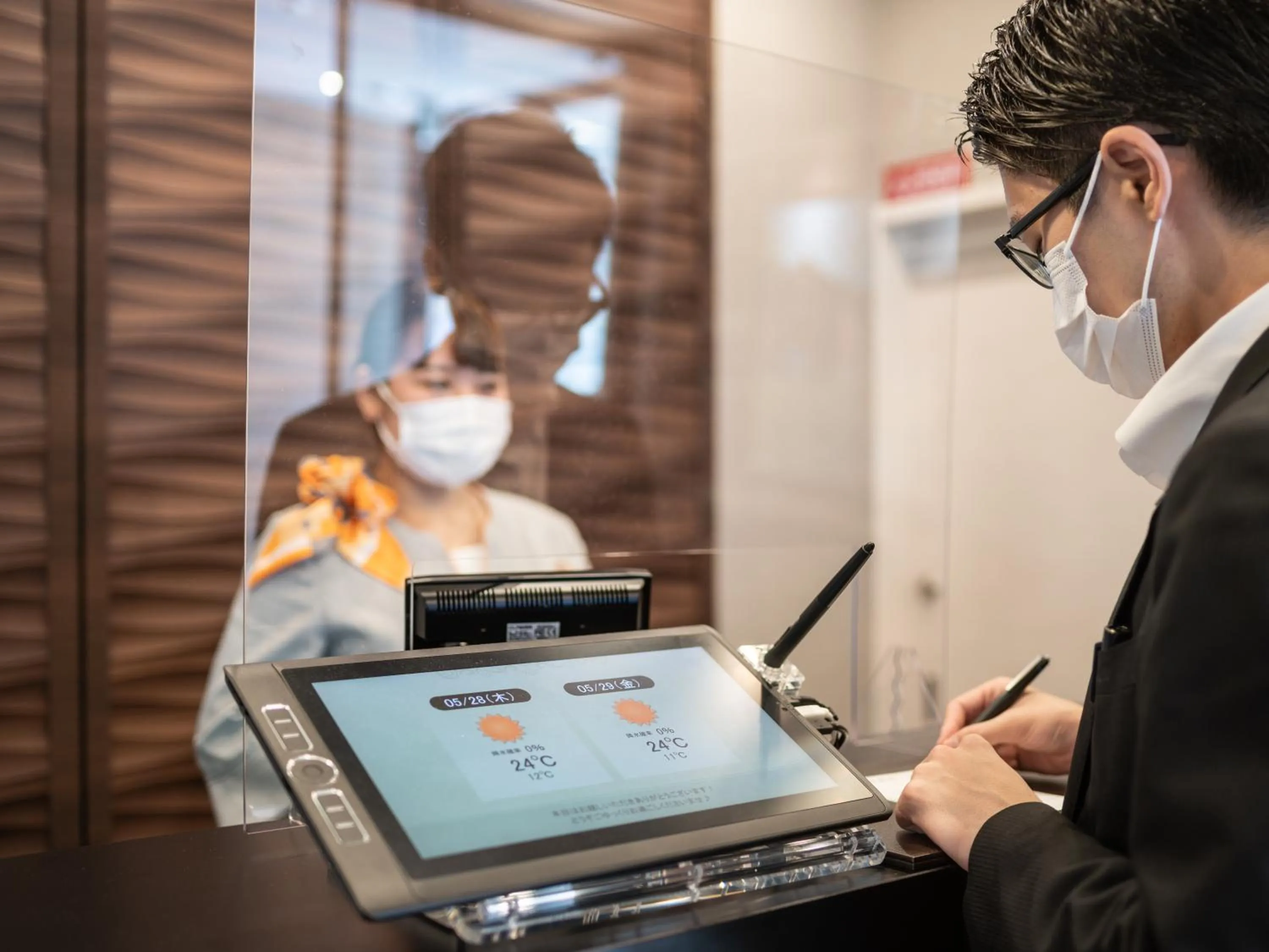 Staff in Super Hotel Higashi-Maizuru