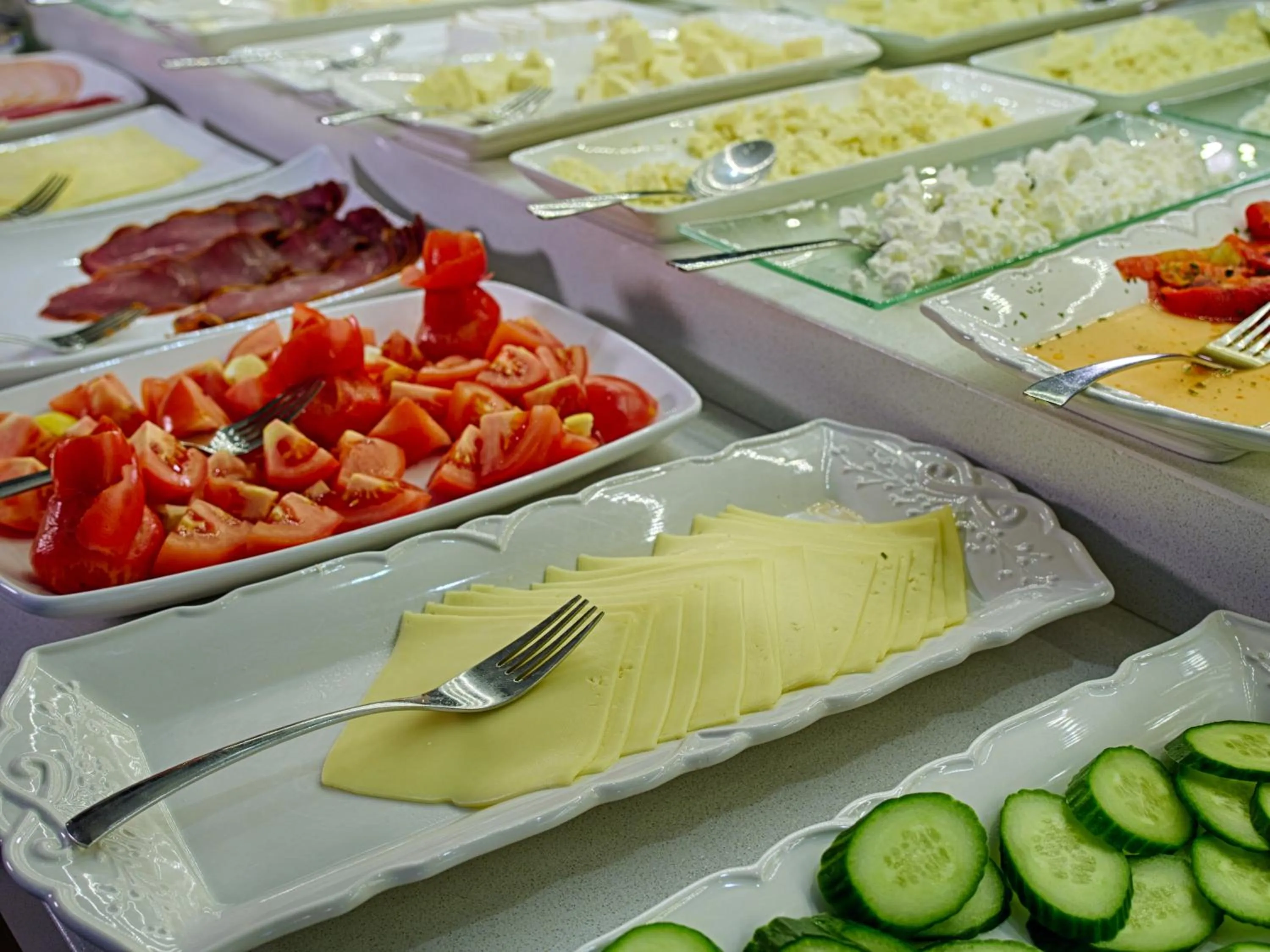 Food close-up in Airport Global Hotel, Olive INN