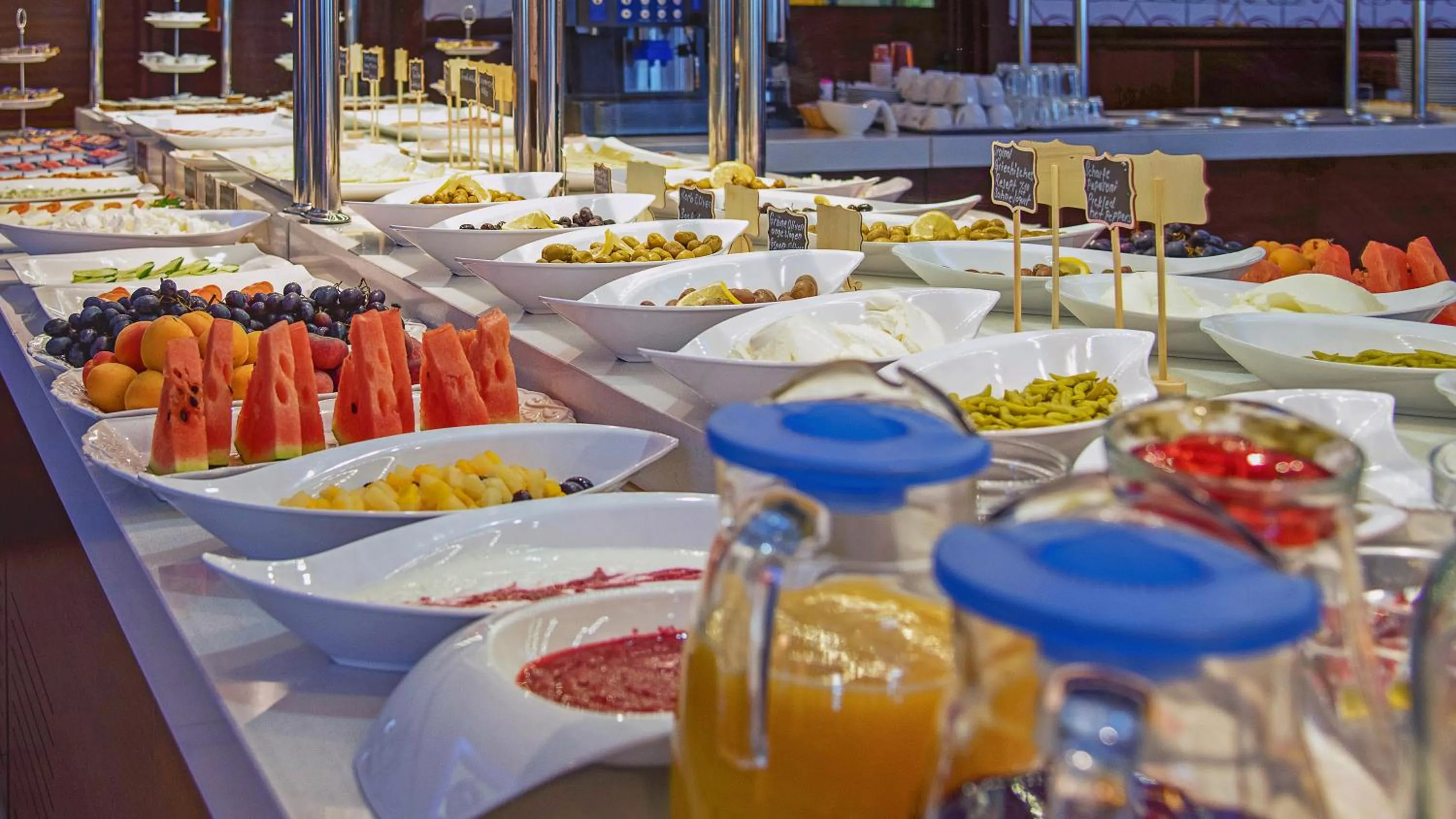 Breakfast in Airport Global Hotel, Olive INN