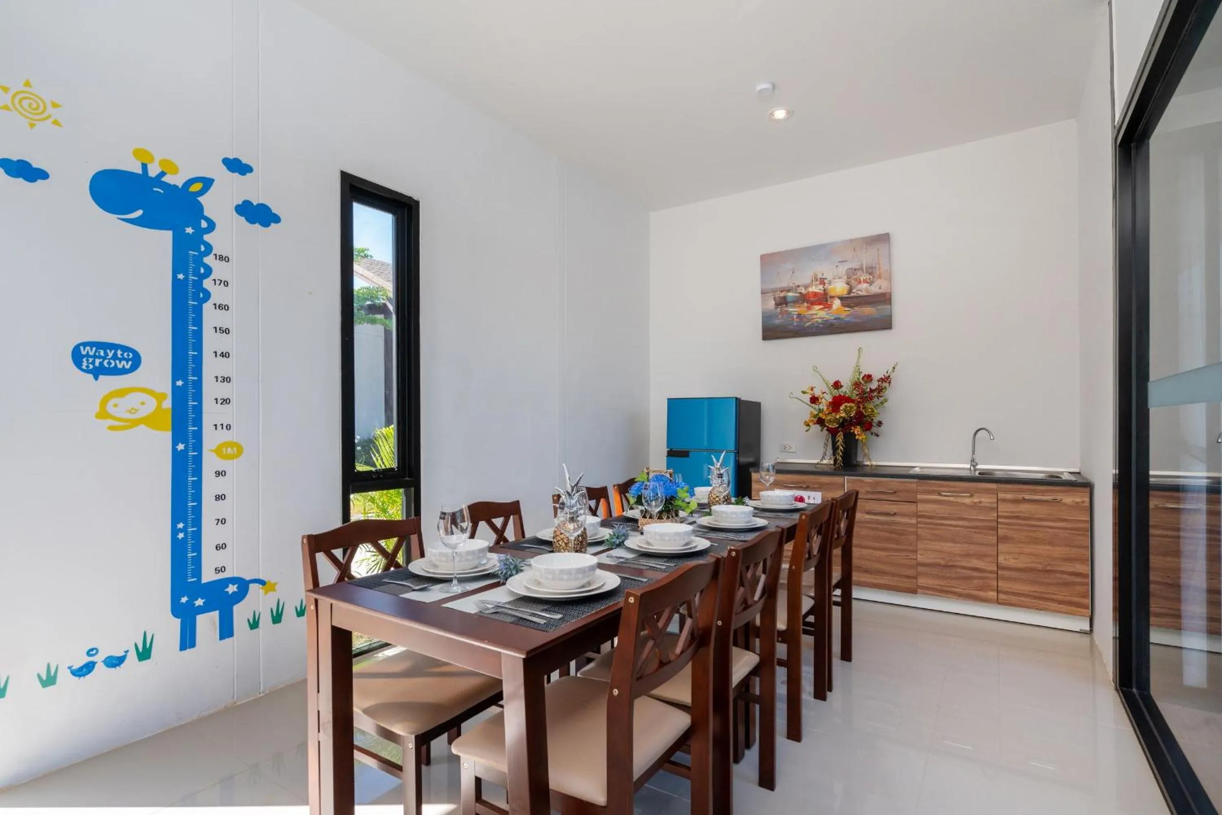 Kitchen or kitchenette in Thames Tara Private Pool Villa Rawai Phuket